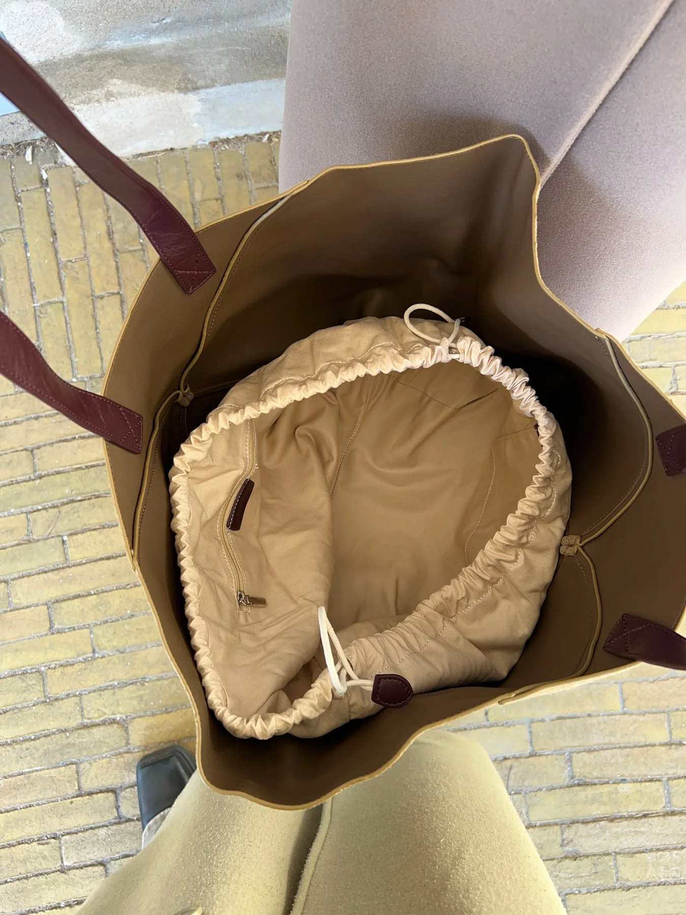 Caracas shoulder bag - Beige/brown 4 Caracas shoulder bag - Beige/brown