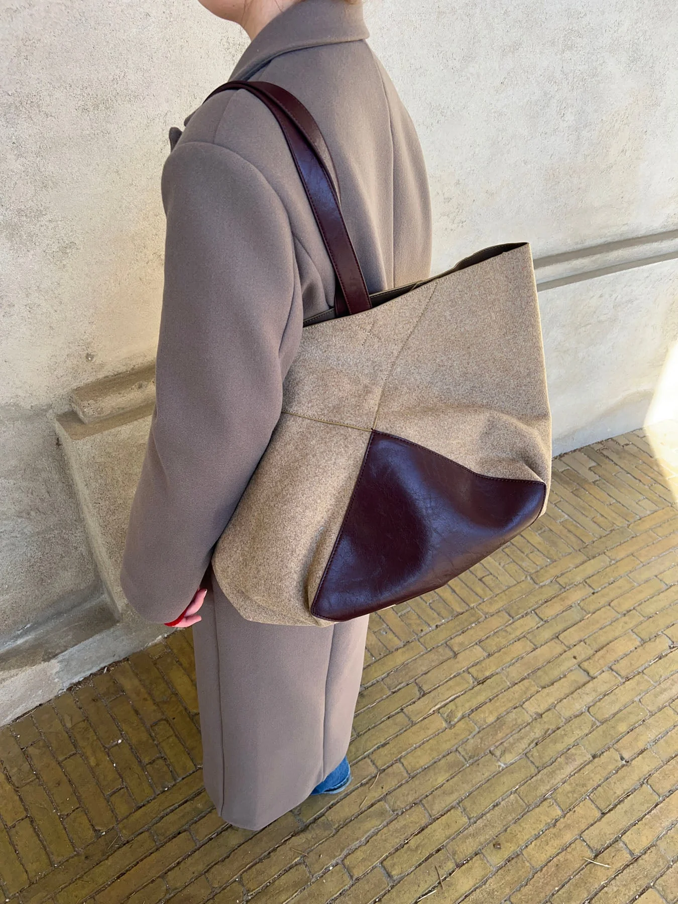 Caracas shoulder bag - Beige/brown 7 Caracas shoulder bag - Beige/brown