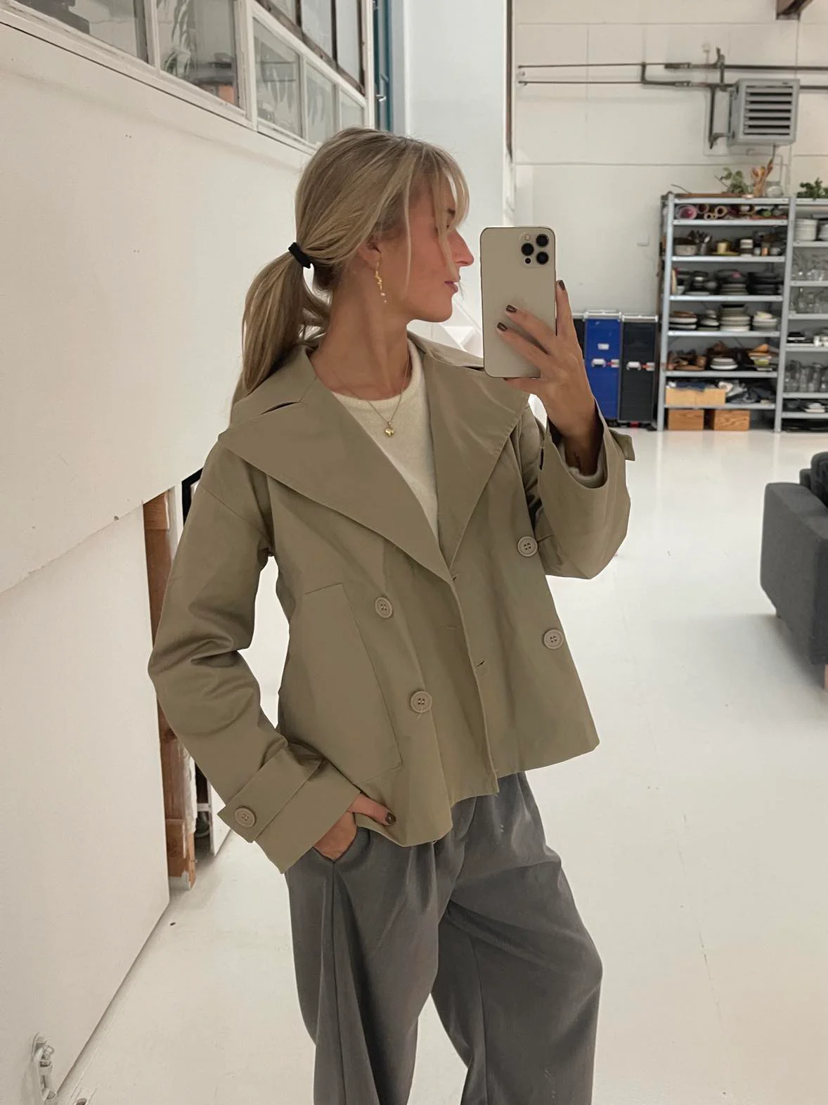 Catinka trenchcoat - sand 2 Catinka trenchcoat - sand