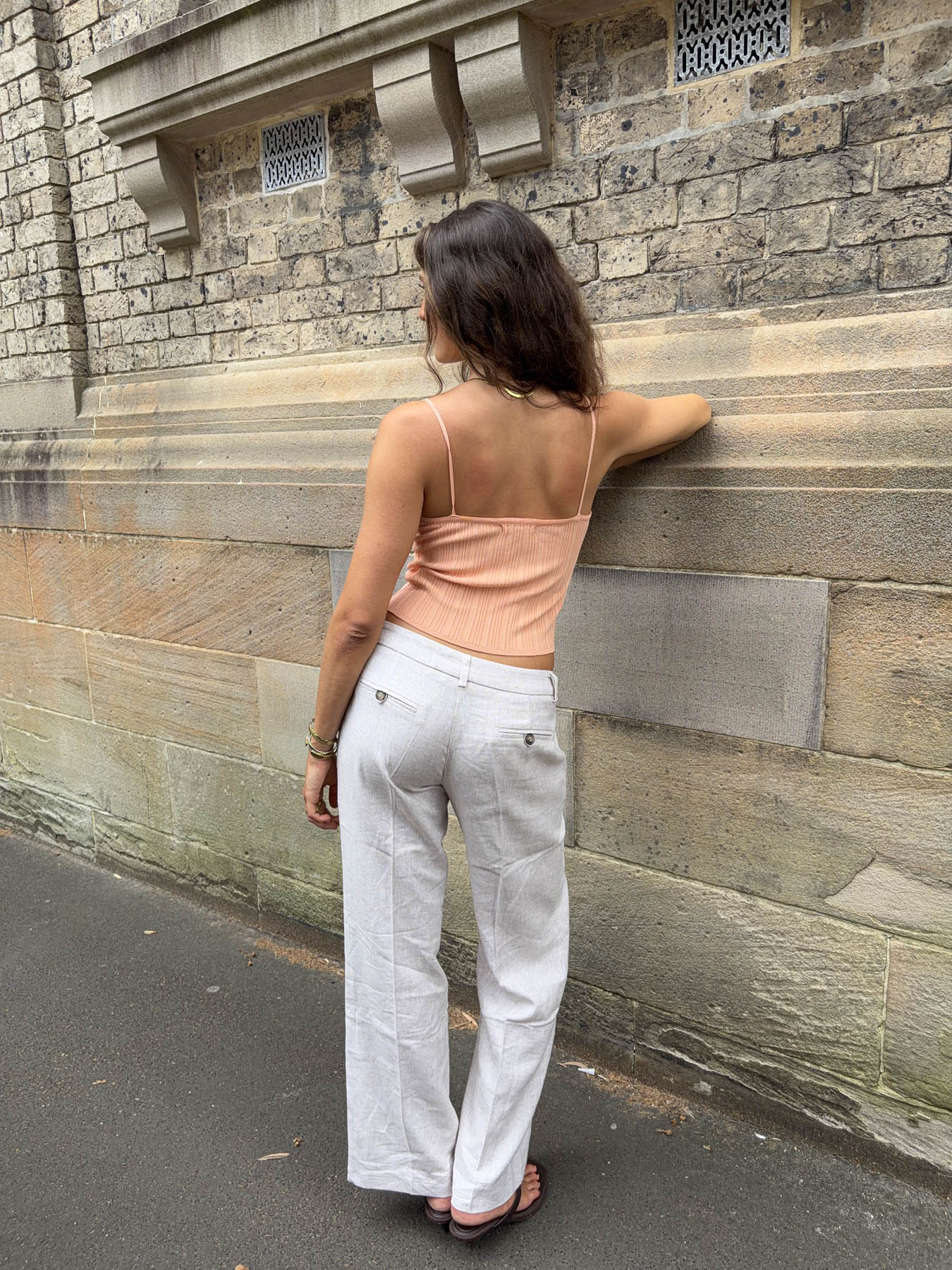 Herringbone pants - Beige/white 10 Herringbone pants - Beige/white