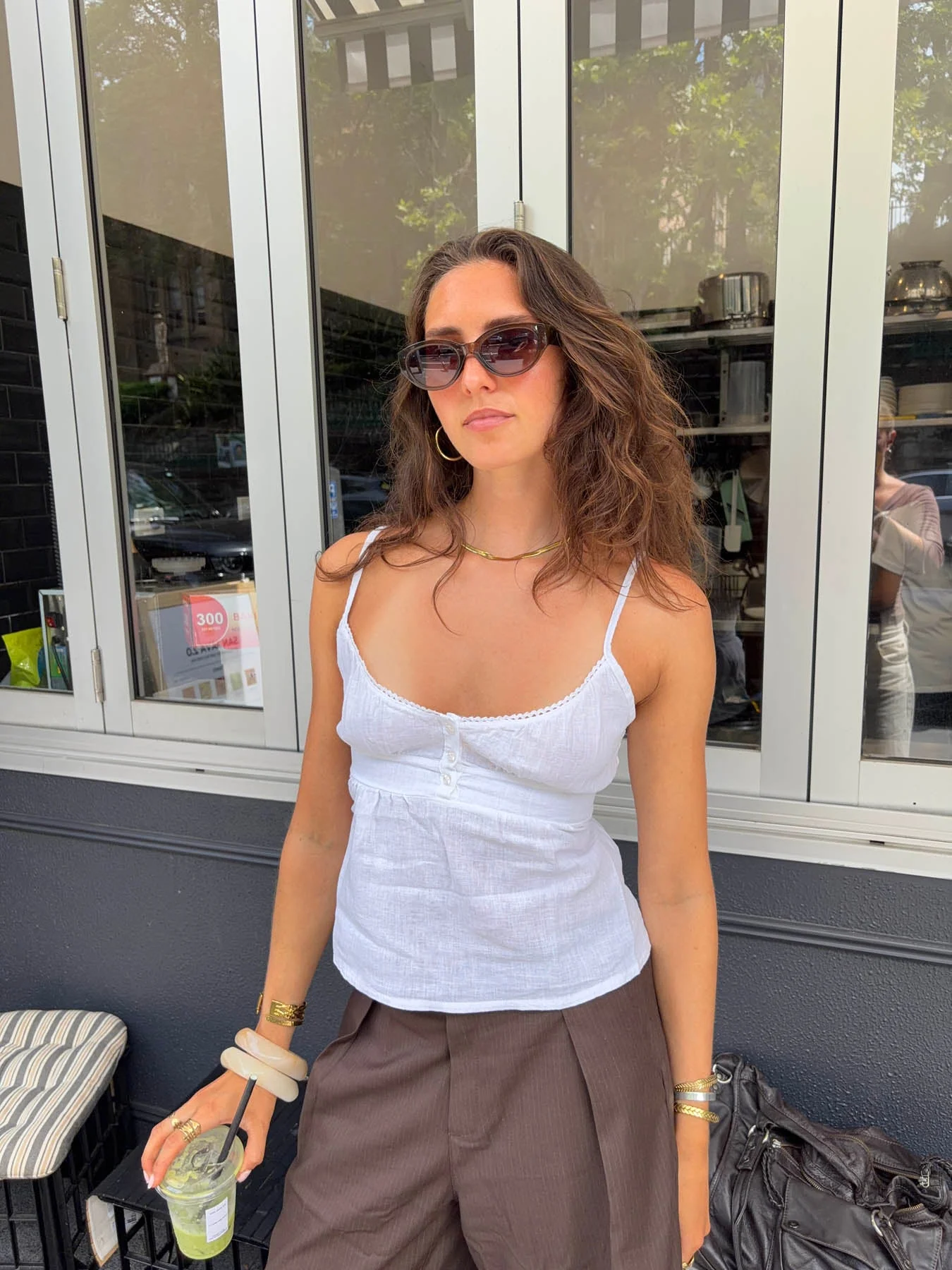 Reena top with ties – White 1 Reena top with ties – White
