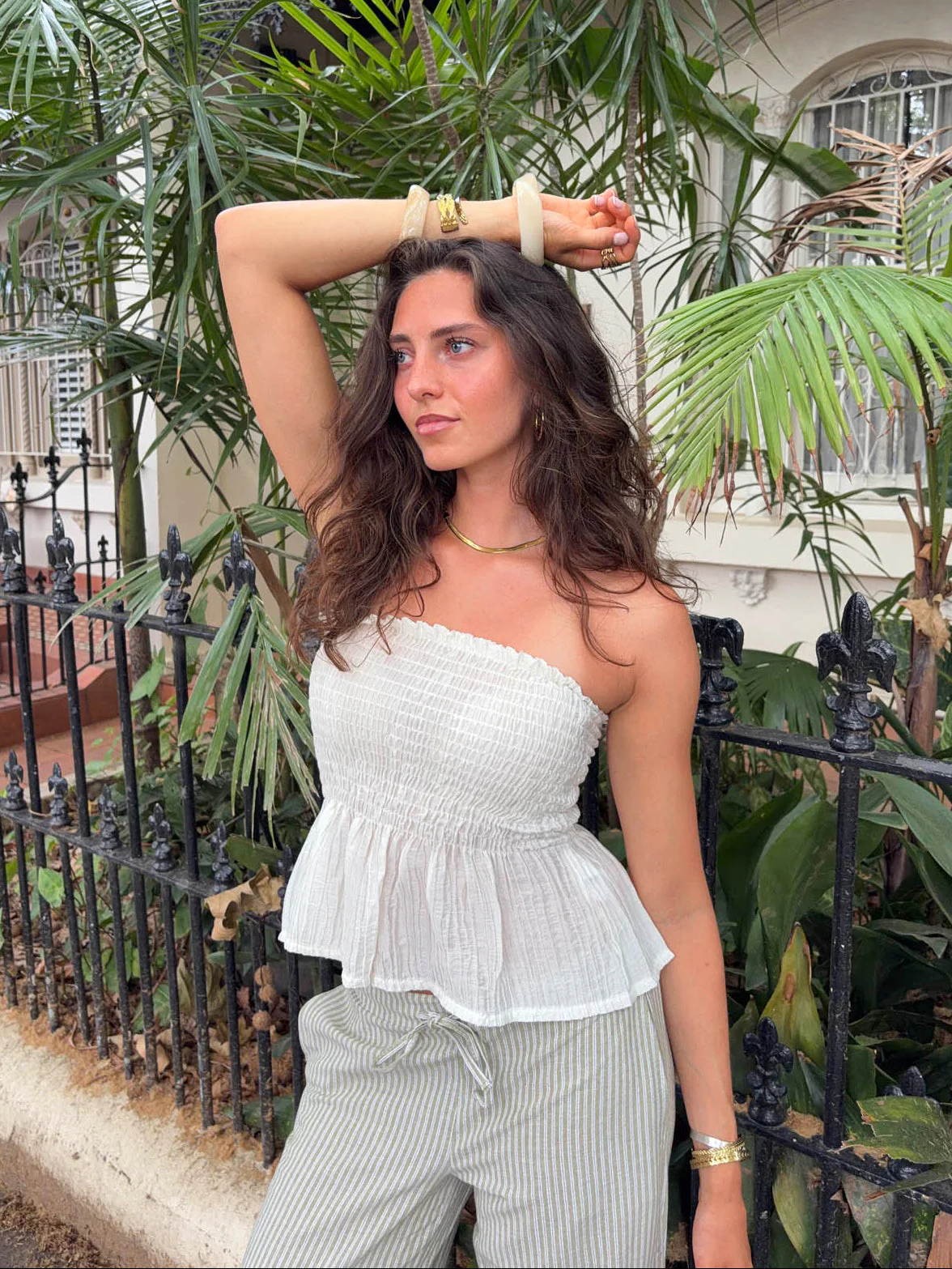 Tenula smock top - Off white 1 Tenula smock top - Off white