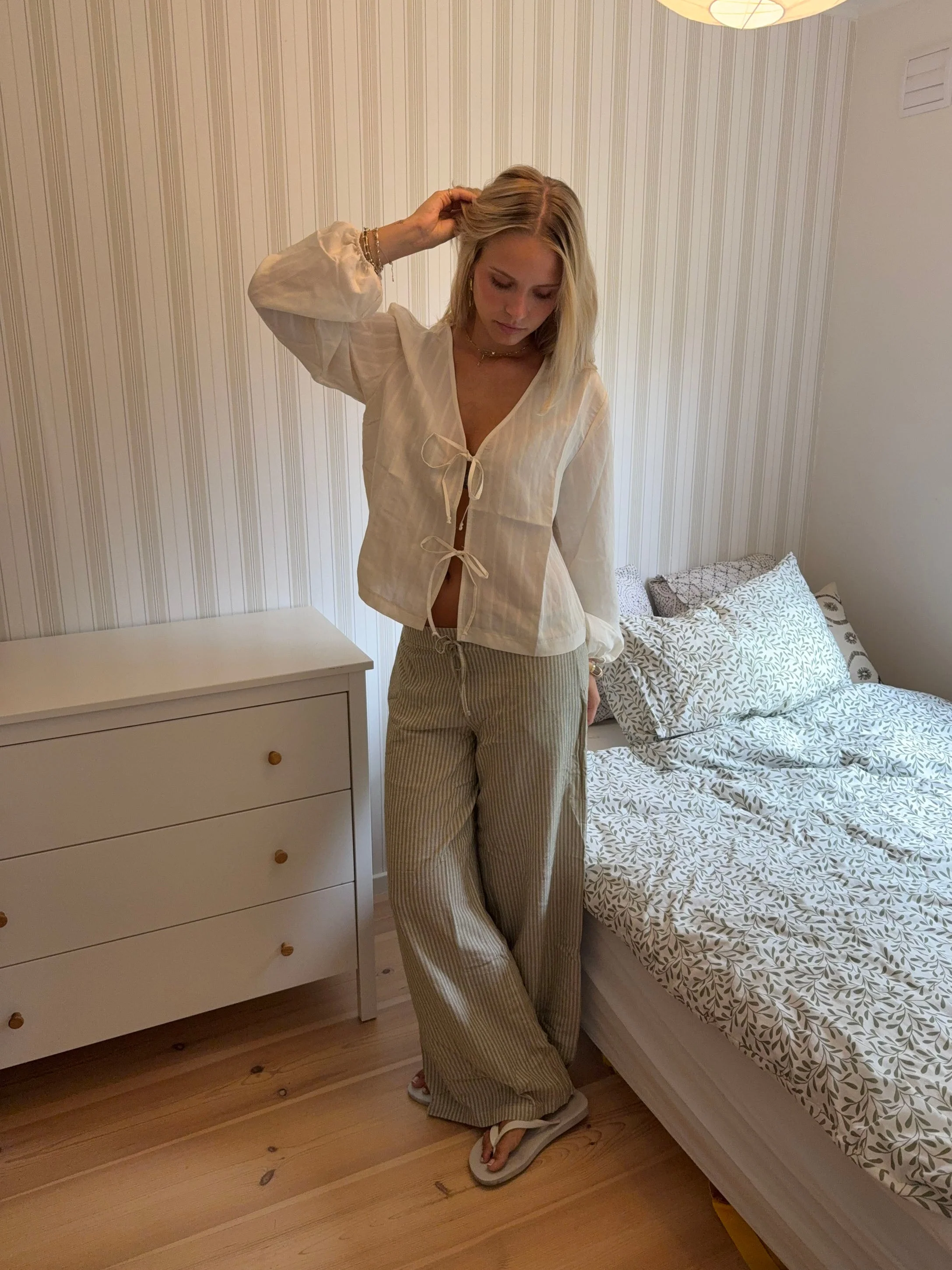 Jasmin striped trousers – Green/white 5 Jasmin striped trousers – Green/white