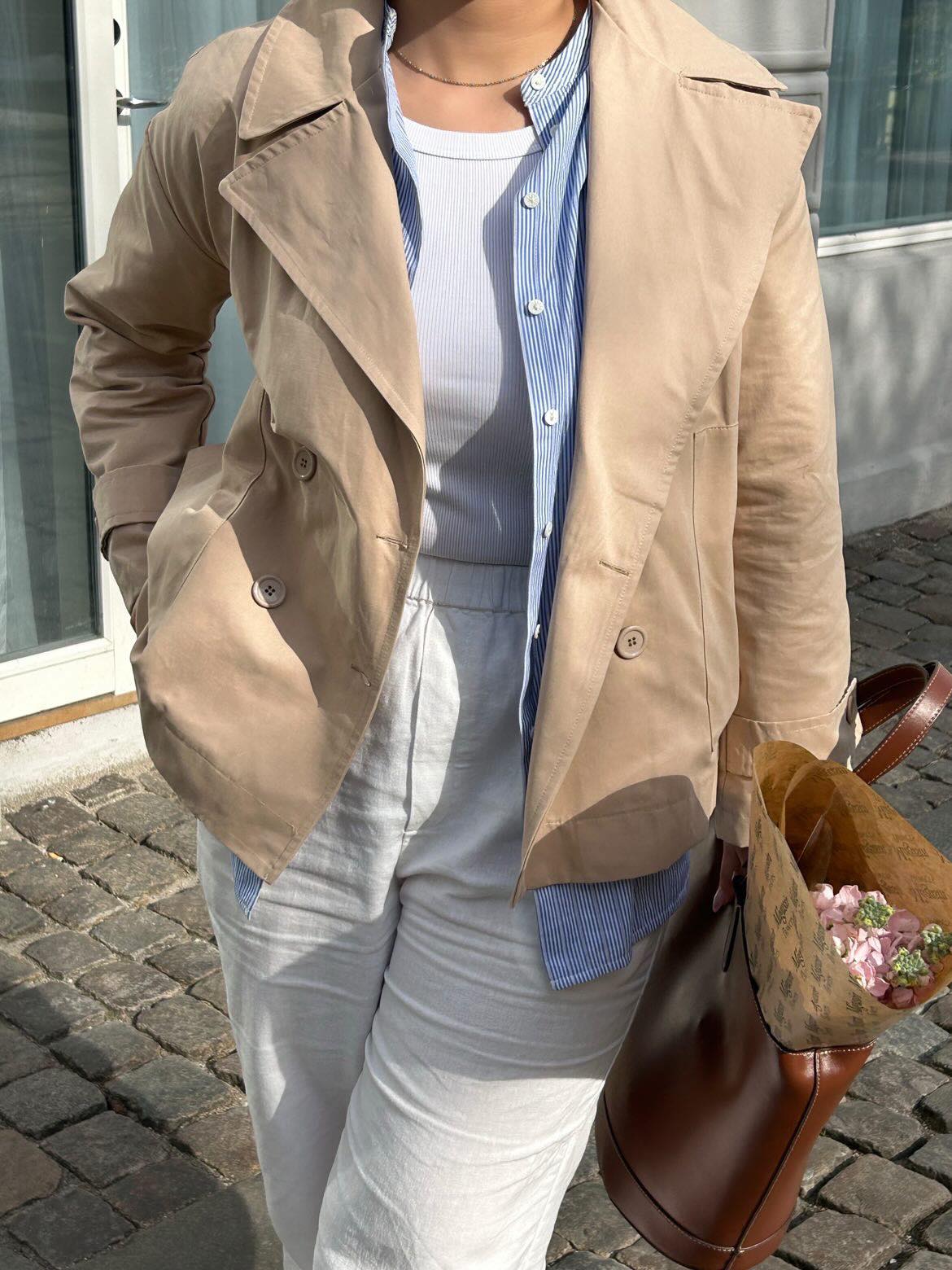 Katya short trenchcoat - Beige 10 Katya short trenchcoat - Beige