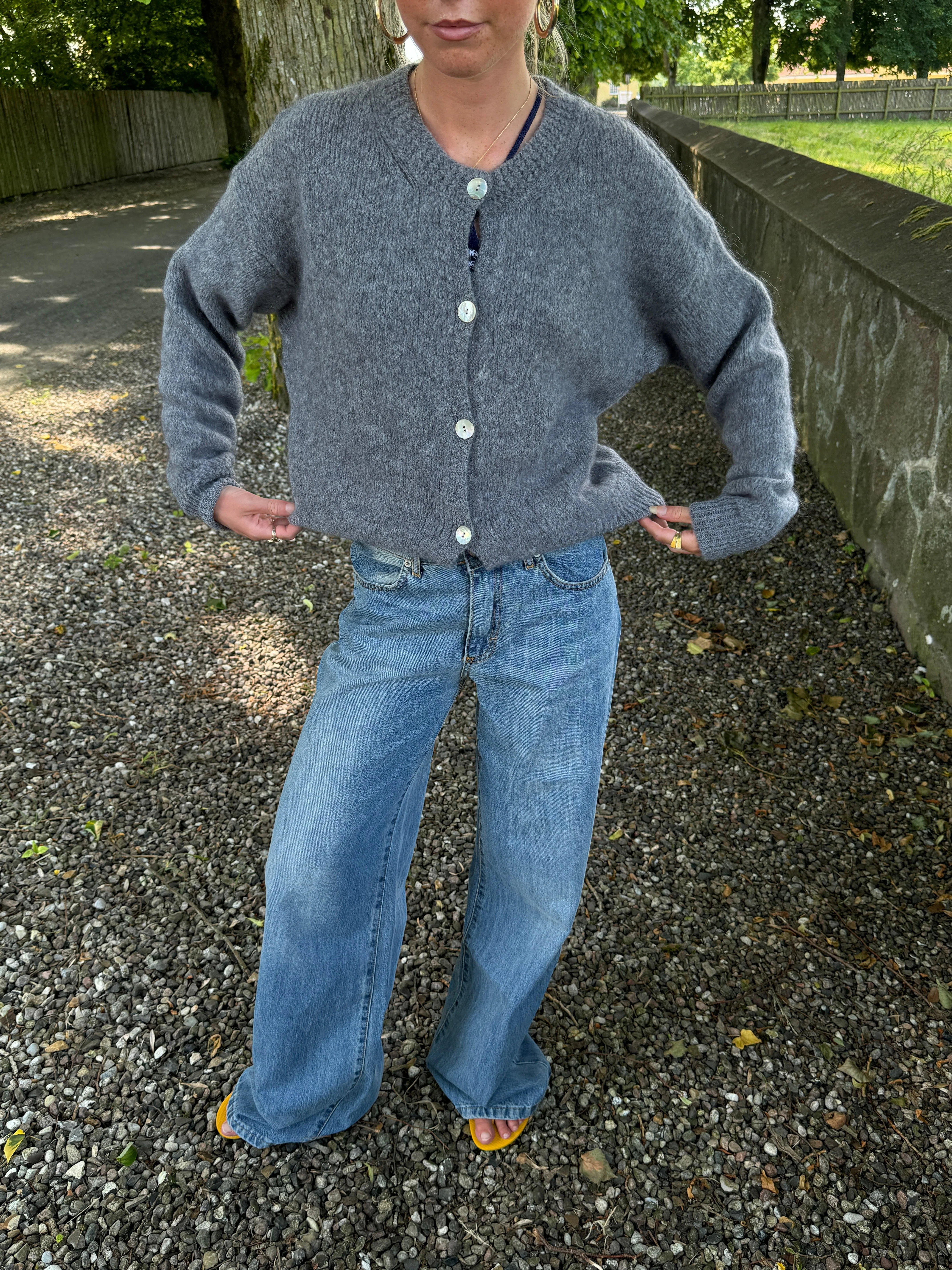 Desideria mohair cardigan - Grey 4 Desideria mohair cardigan - Grey