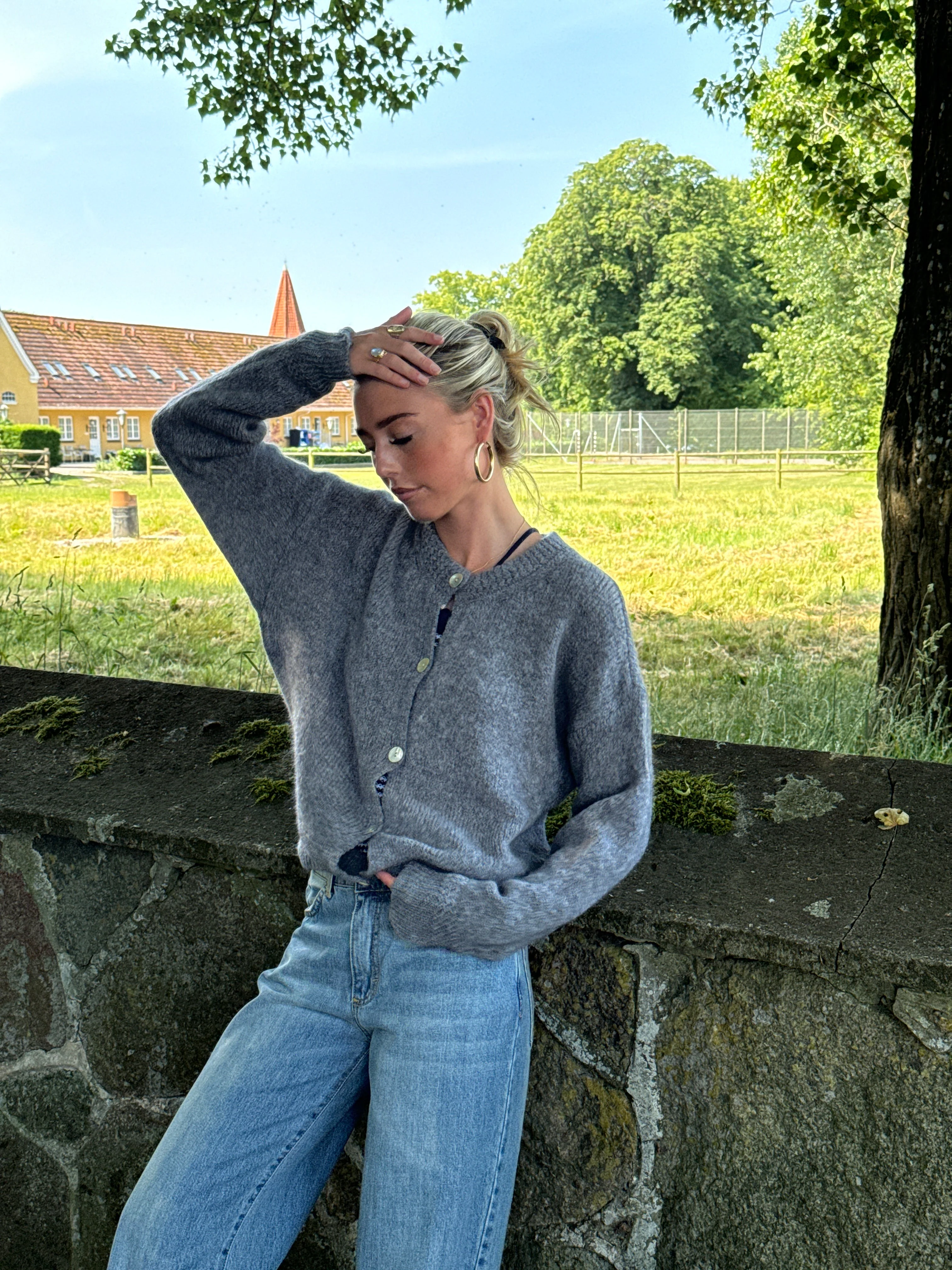 Desideria mohair cardigan - Grey 7 Desideria mohair cardigan - Grey
