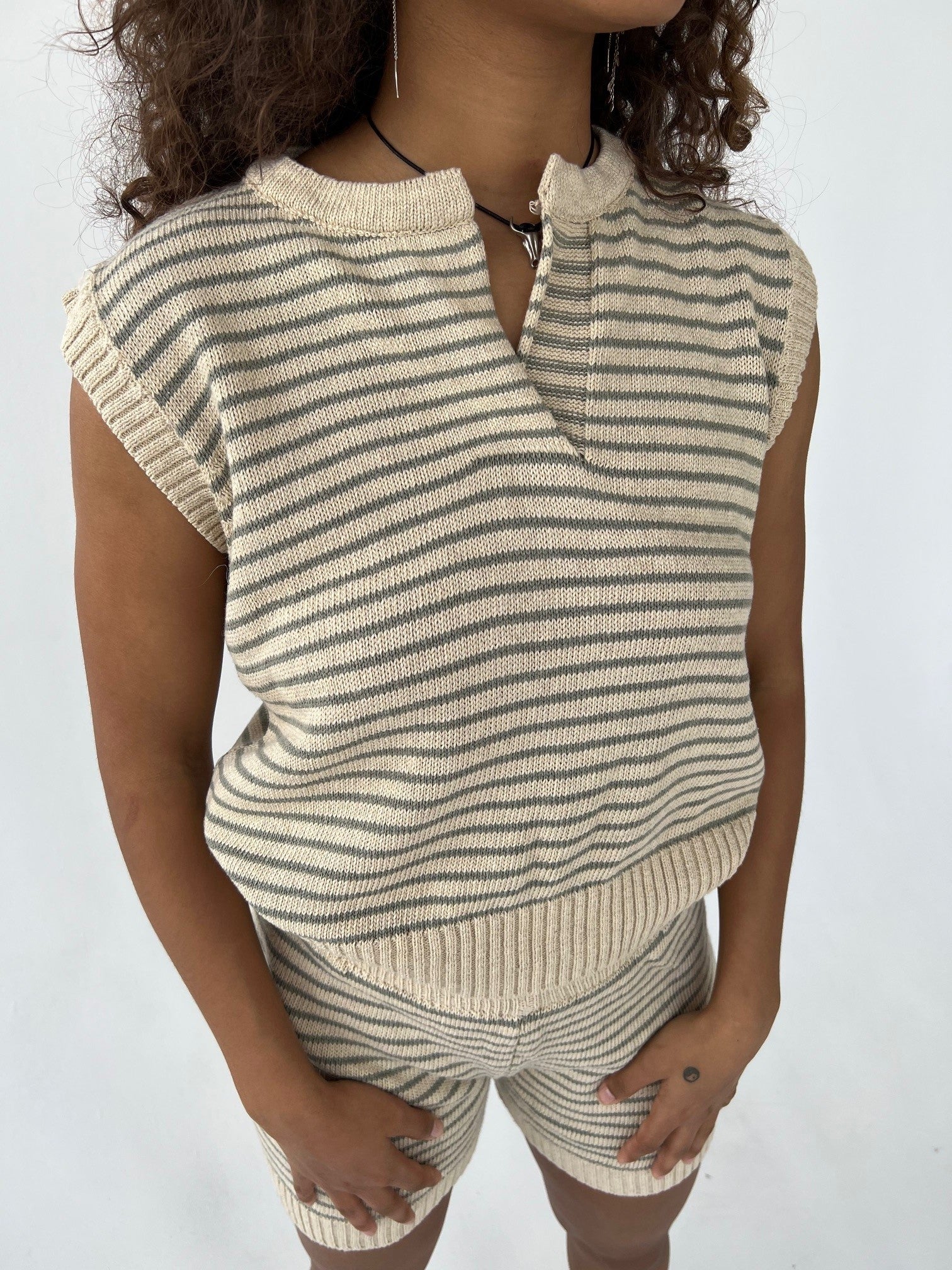 Diamanta comfy set - Cream/Green 6 Diamanta comfy set - Cream/Green