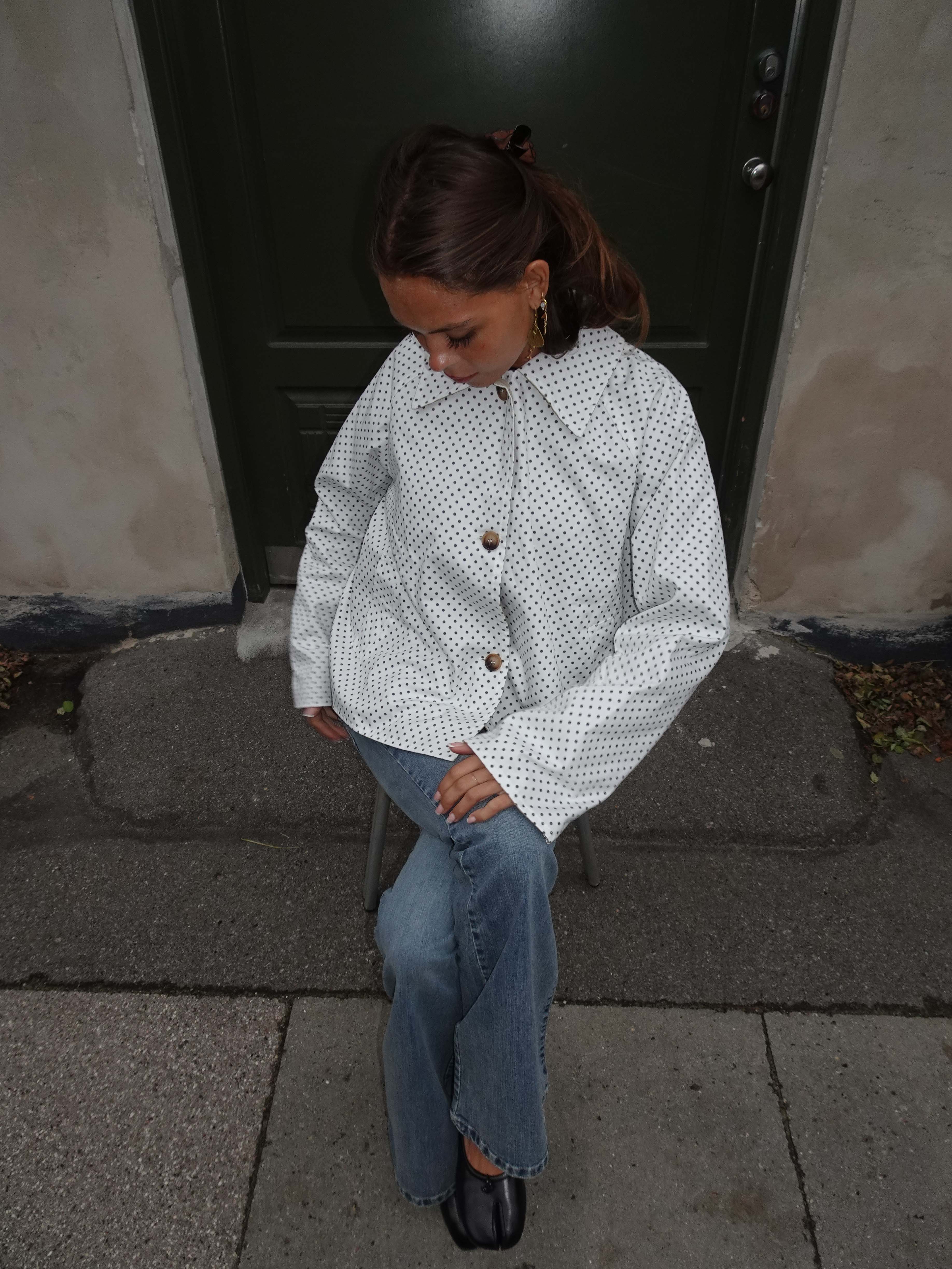 Dolly jacket with polka dots - White 5 Dolly jacket with polka dots - White