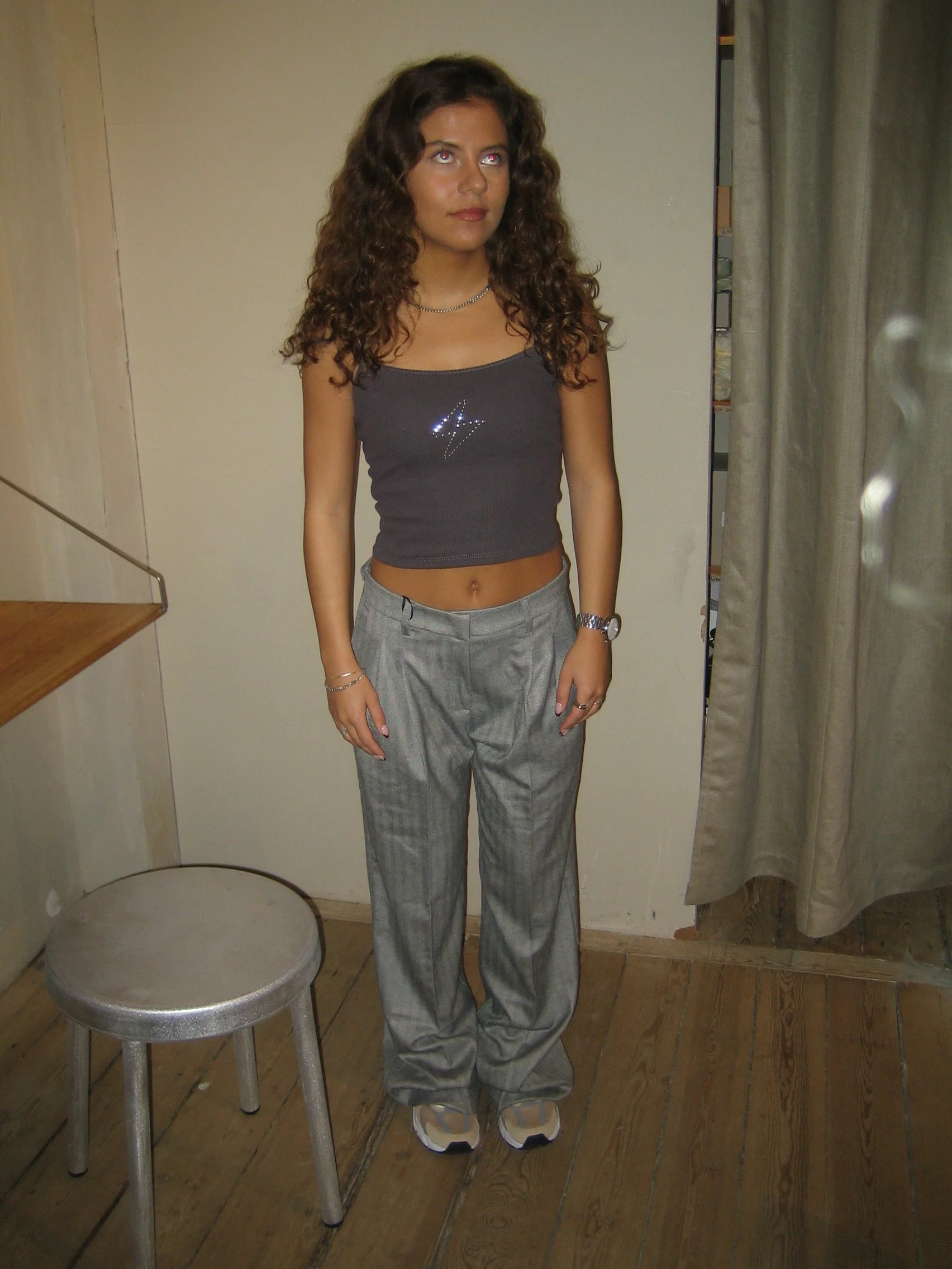 Ellen herringbone pants - Grey 7 Ellen herringbone pants - Grey