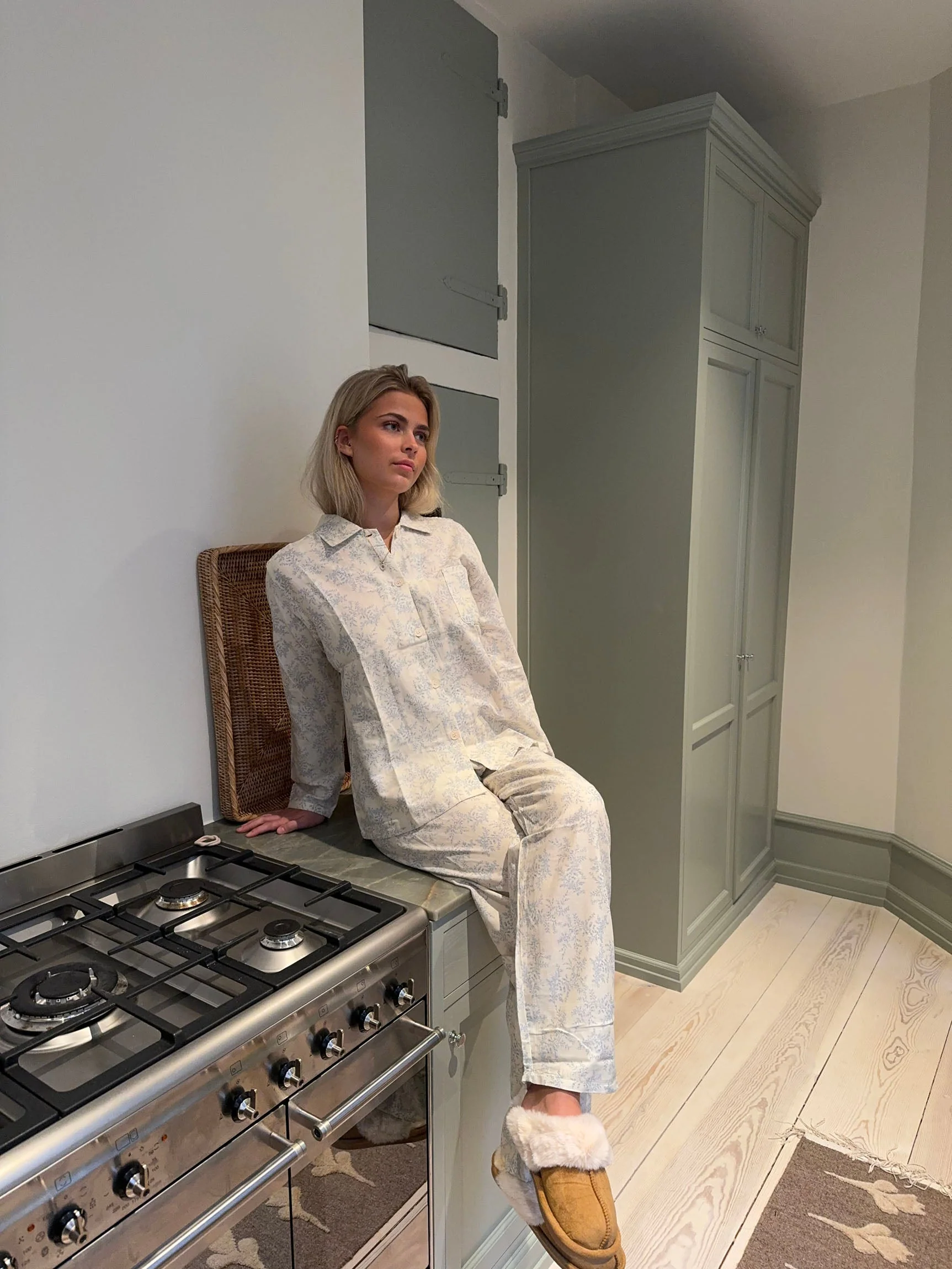 Esme pyjamas set - Off White/Blue 11 Esme pyjamas set - Off White/Blue