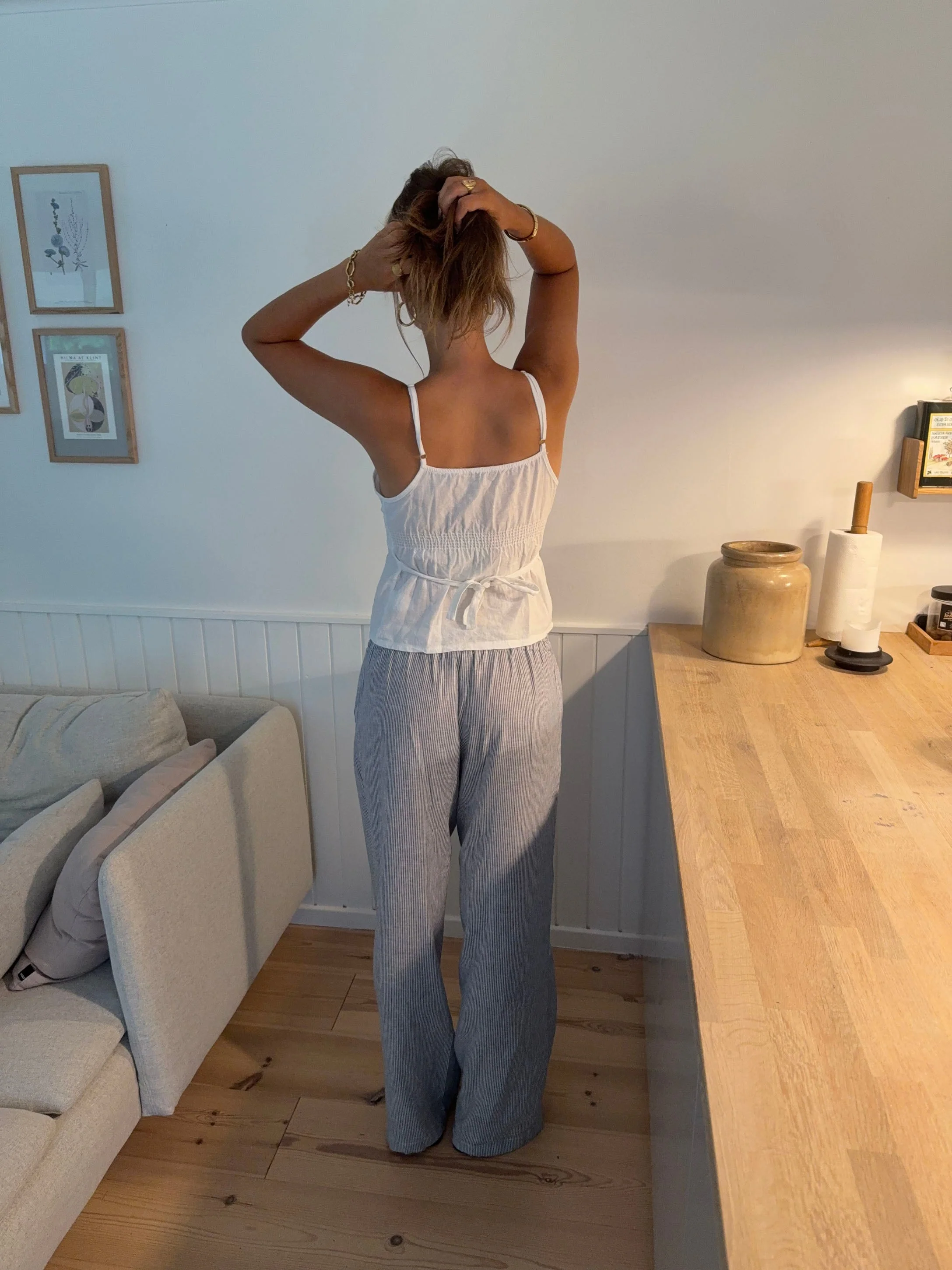 Esmerida striped pants - Blue/white 11 Esmerida striped pants - Blue/white