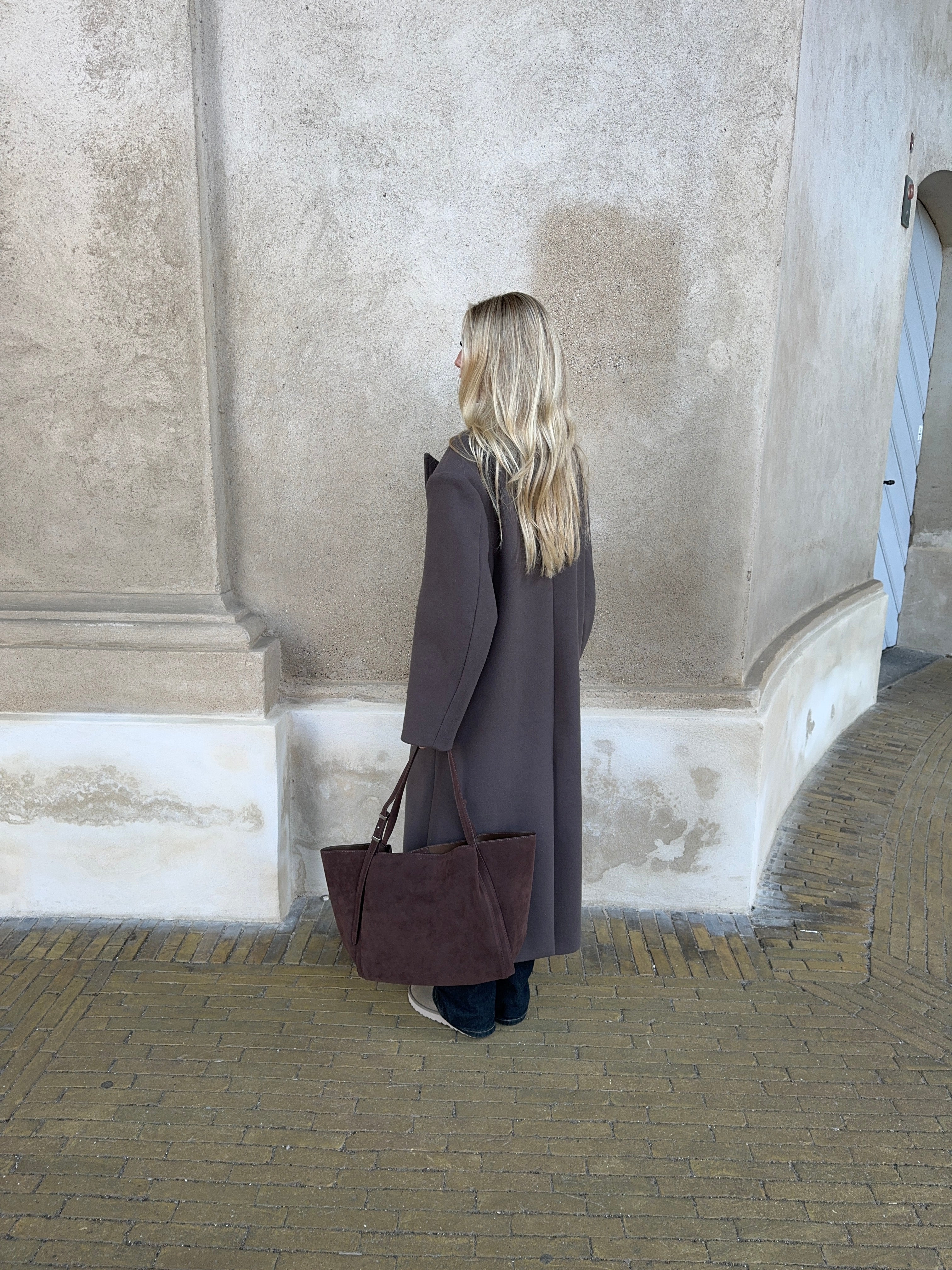 Tolouse suede bag - Dark brown 7 Tolouse suede bag - Dark brown