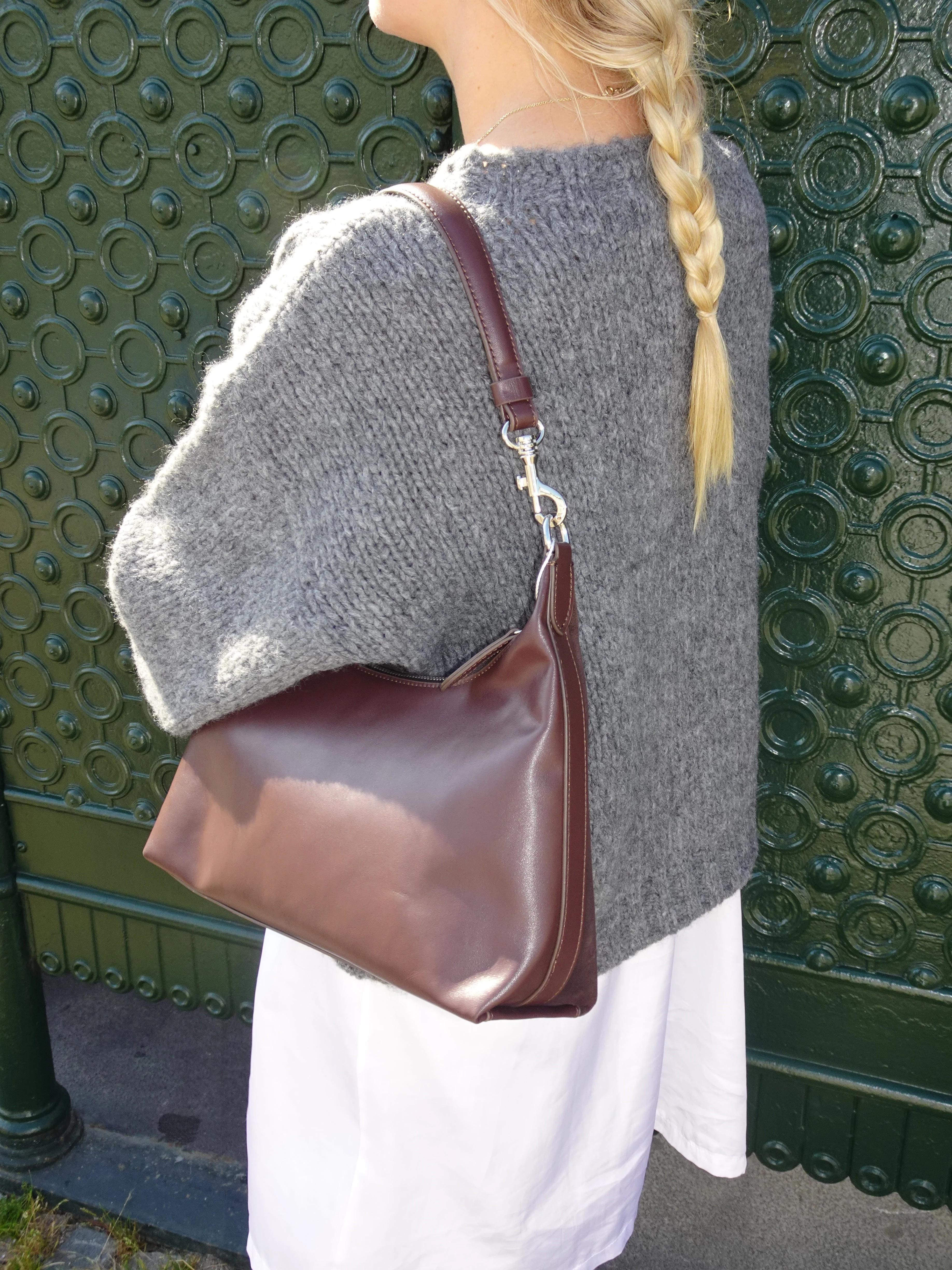 Lilu handbag - Brown/red 4 Lilu handbag - Brown/red