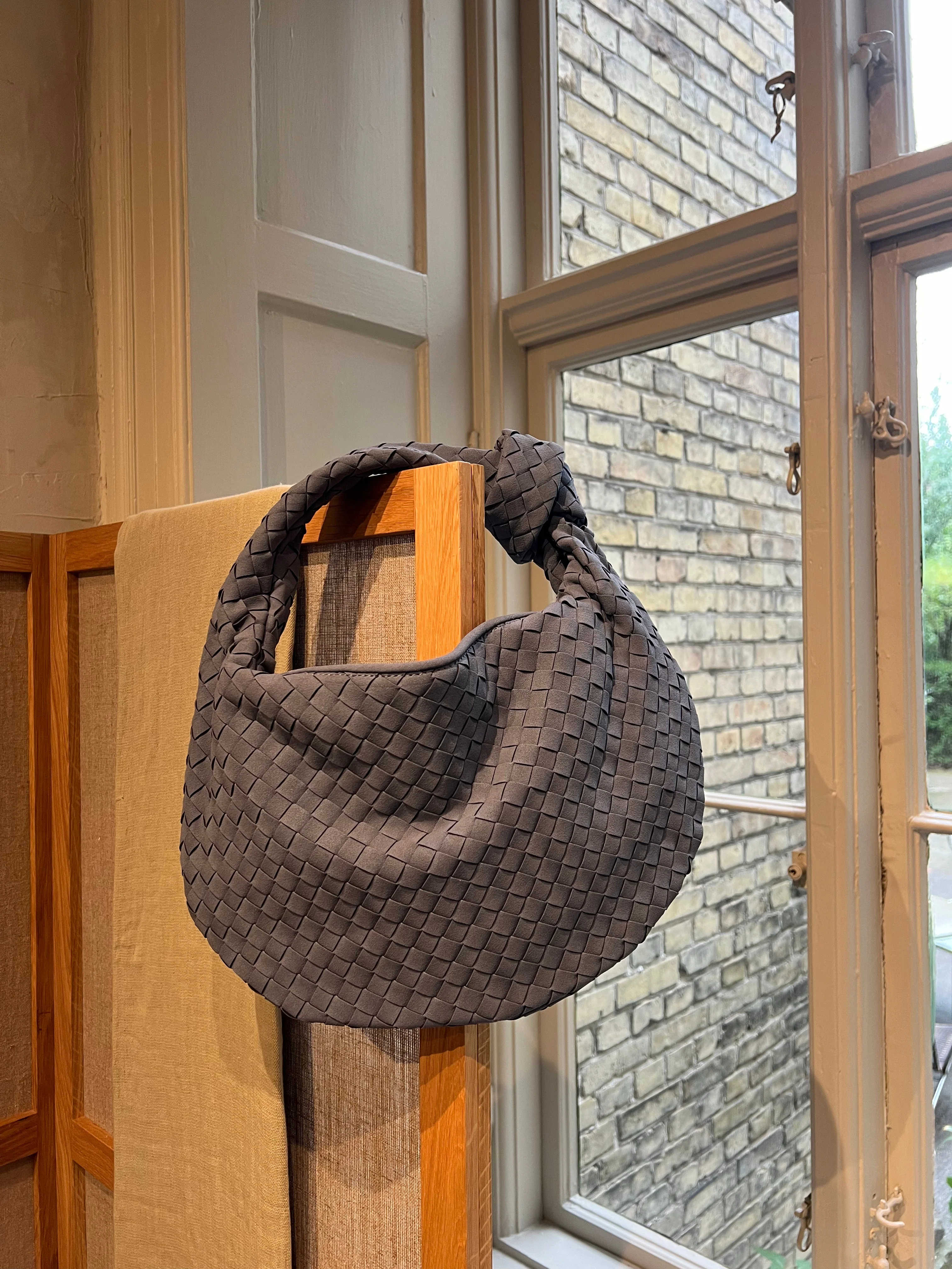 Florence suede bag - Dusty blue 3 Florence suede bag - Dusty blue