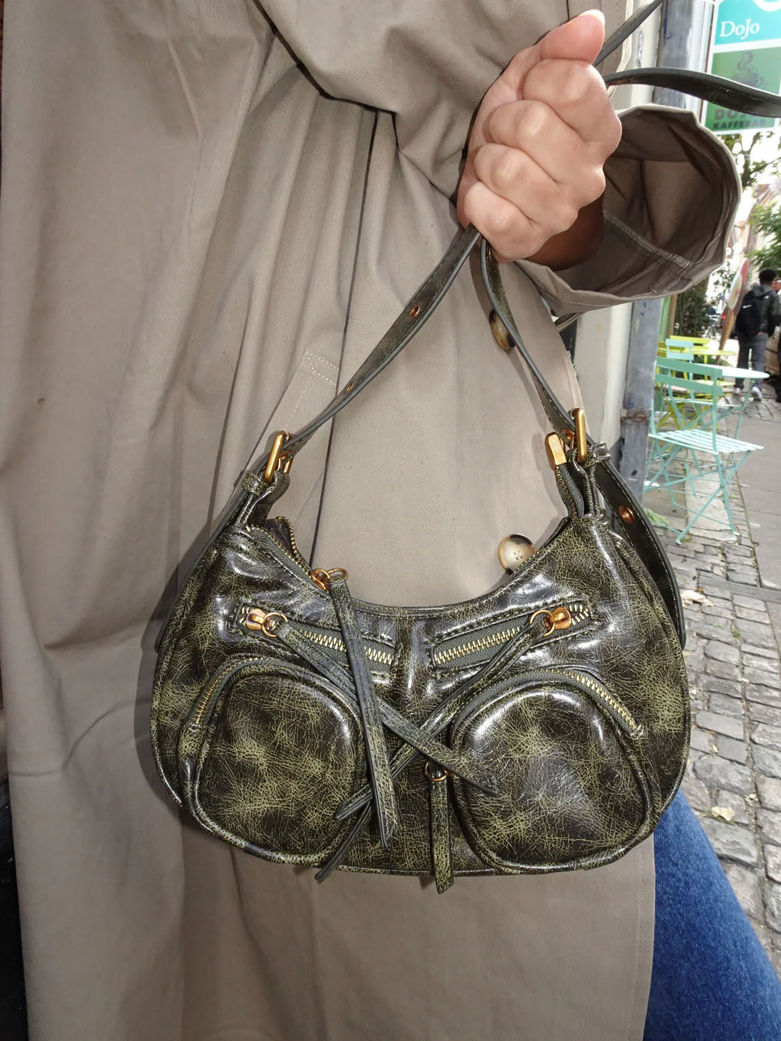 Shanghai handbag - Green/gold 3 Shanghai handbag - Green/gold