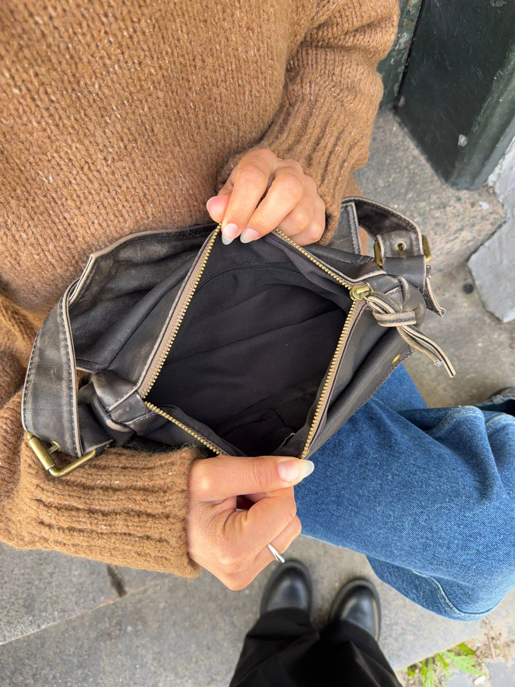 Ilsa bag with nitter - Brown 8 Ilsa bag with nitter - Brown