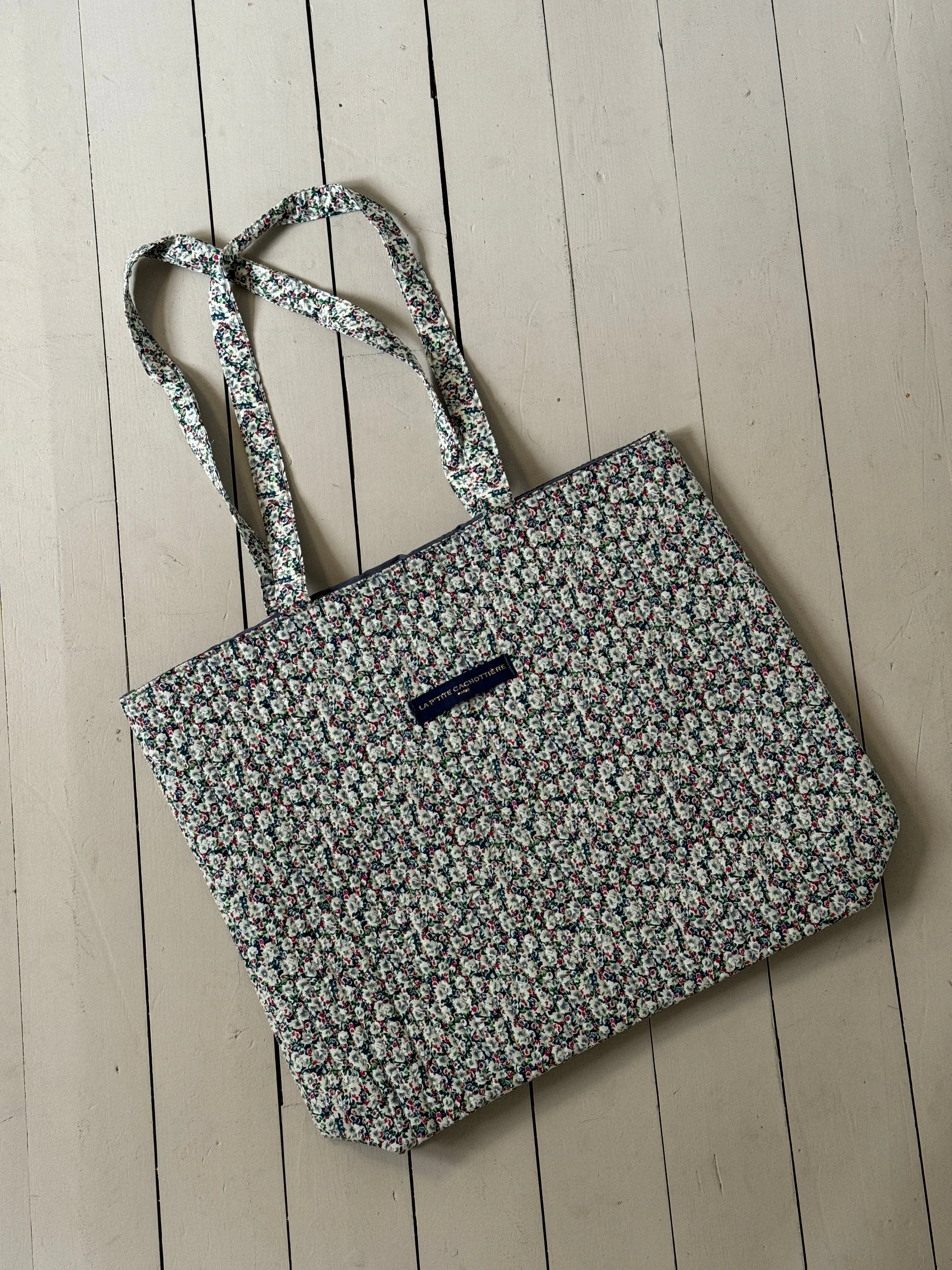 Rhodes tote bag - green/white/red 3 Rhodes tote bag - green/white/red