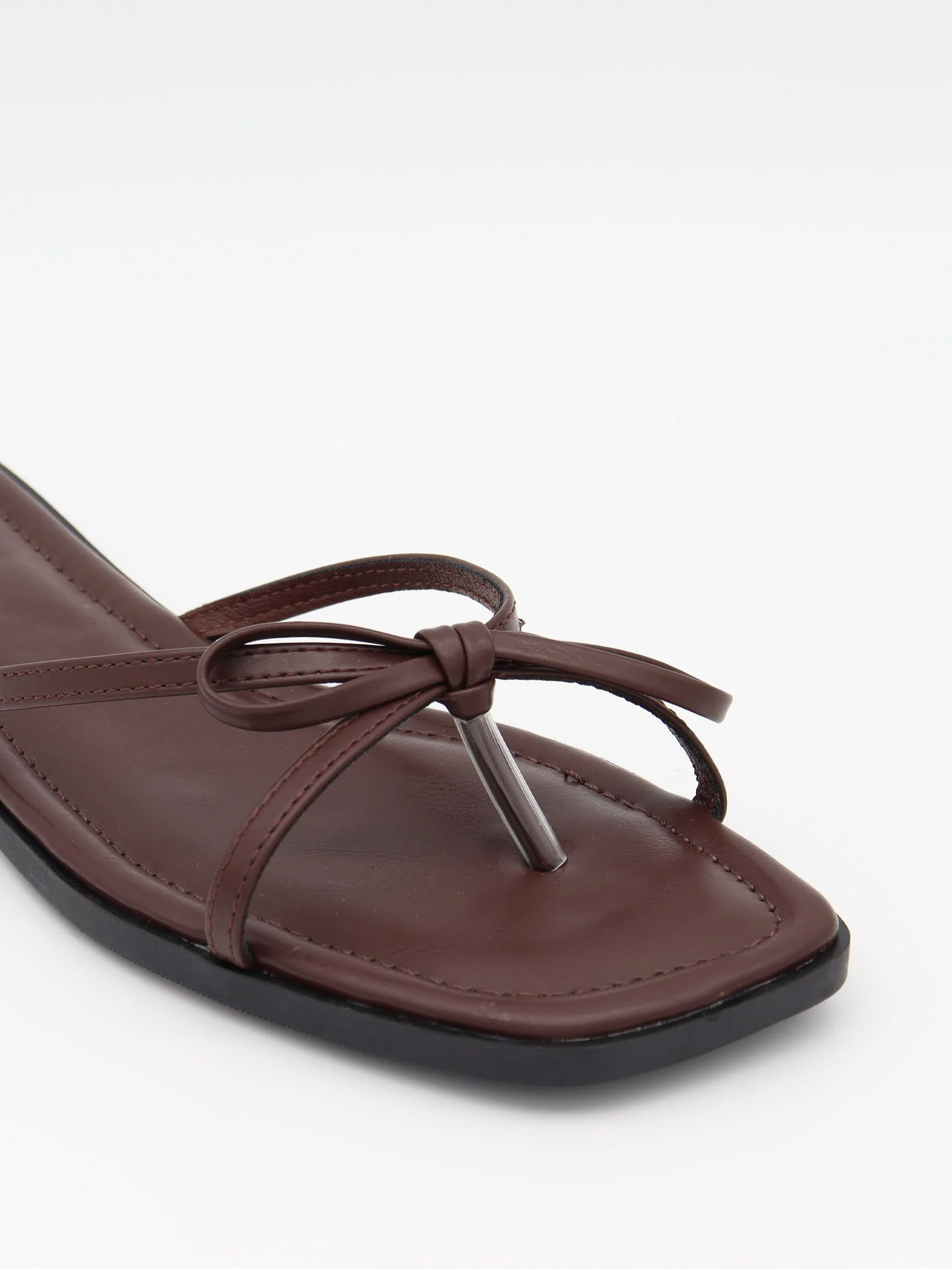 Tennalina sandals with bow detail – Dark brown 3 Tennalina sandals with bow detail – Dark brown