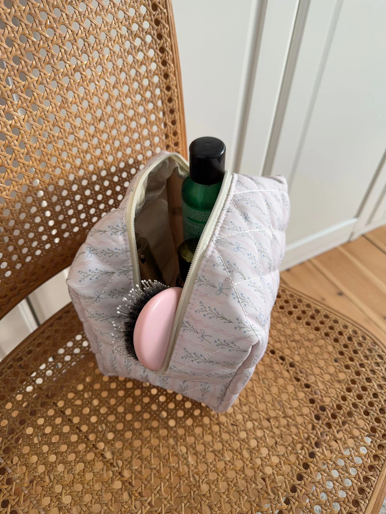 Honey large toiletry bag with pattern - Off white 6 Honey large toiletry bag with pattern - Off white
