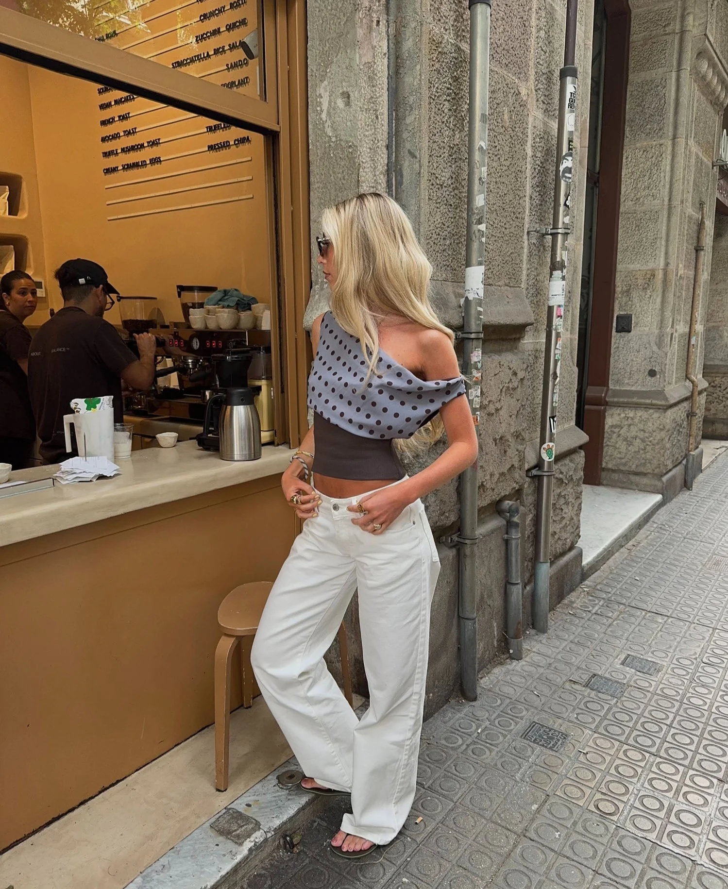 Tuva low waisted jeans - White 13 Tuva low waisted jeans - White