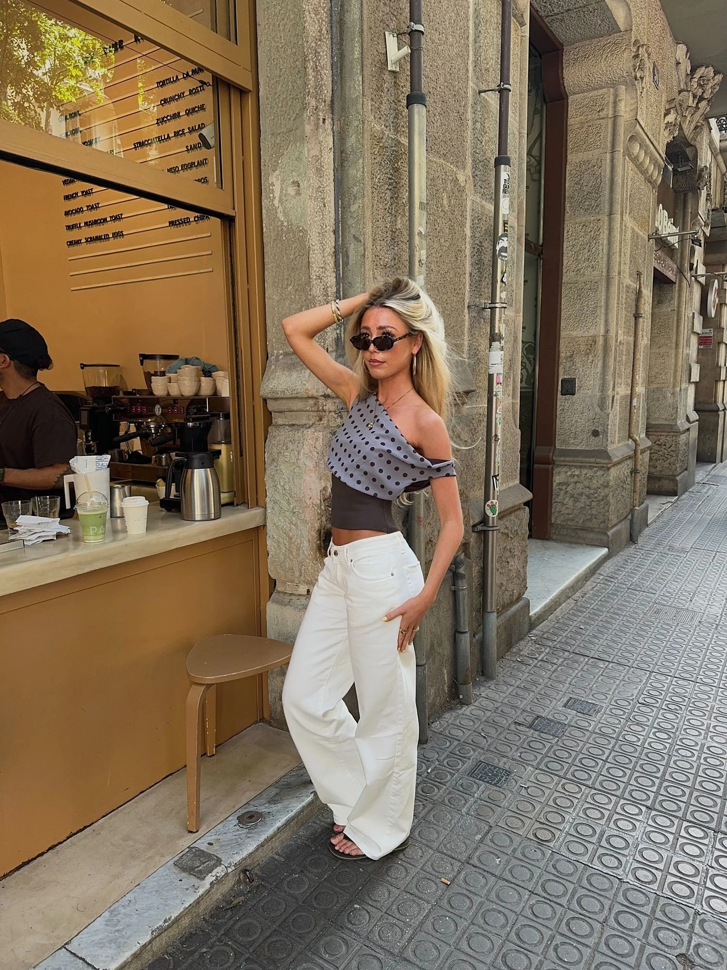 Tuva low waisted jeans - White 6 Tuva low waisted jeans - White