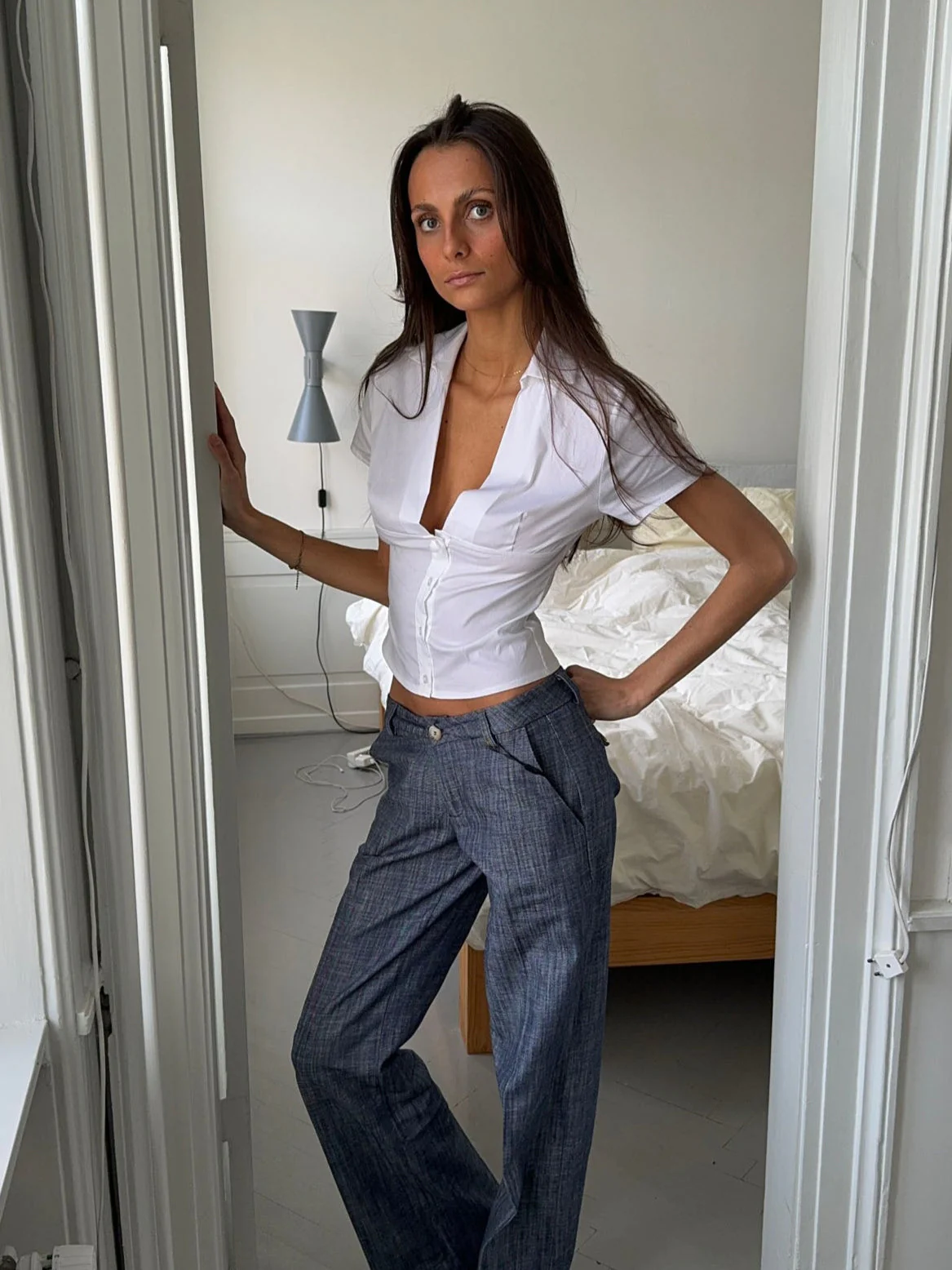 Kartia fitted shirt - White 4 Kartia fitted shirt - White