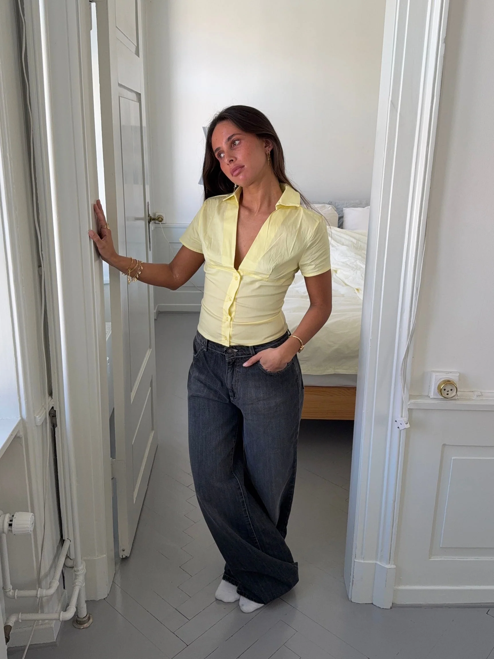 Kartia fitted shirt - Yellow 14 Kartia fitted shirt - Yellow