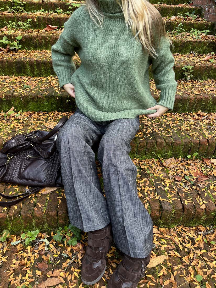 Valdamara oversized turtleneck - Green 4 Valdamara oversized turtleneck - Green