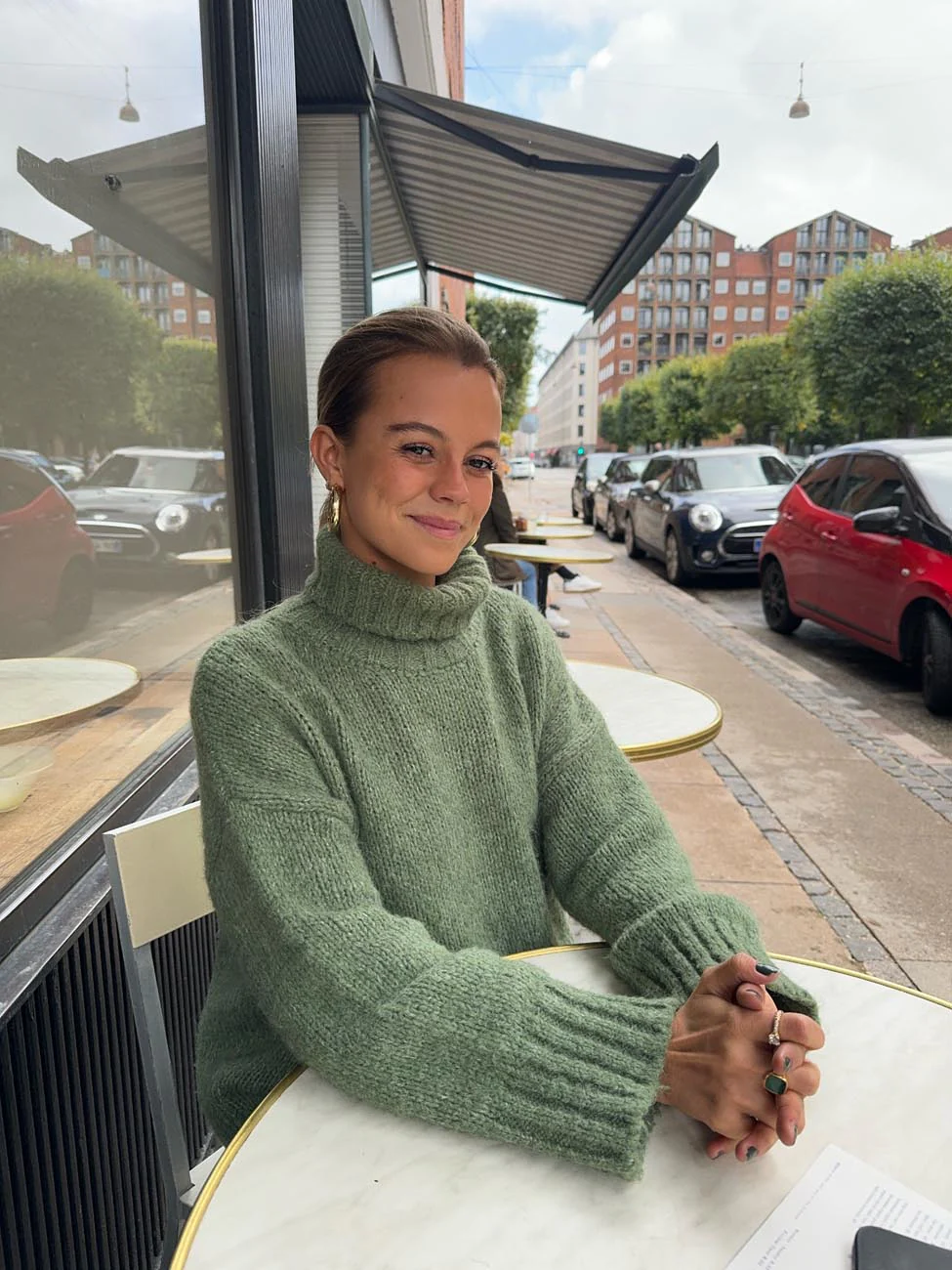 Valdamara oversized turtleneck - Green 5 Valdamara oversized turtleneck - Green