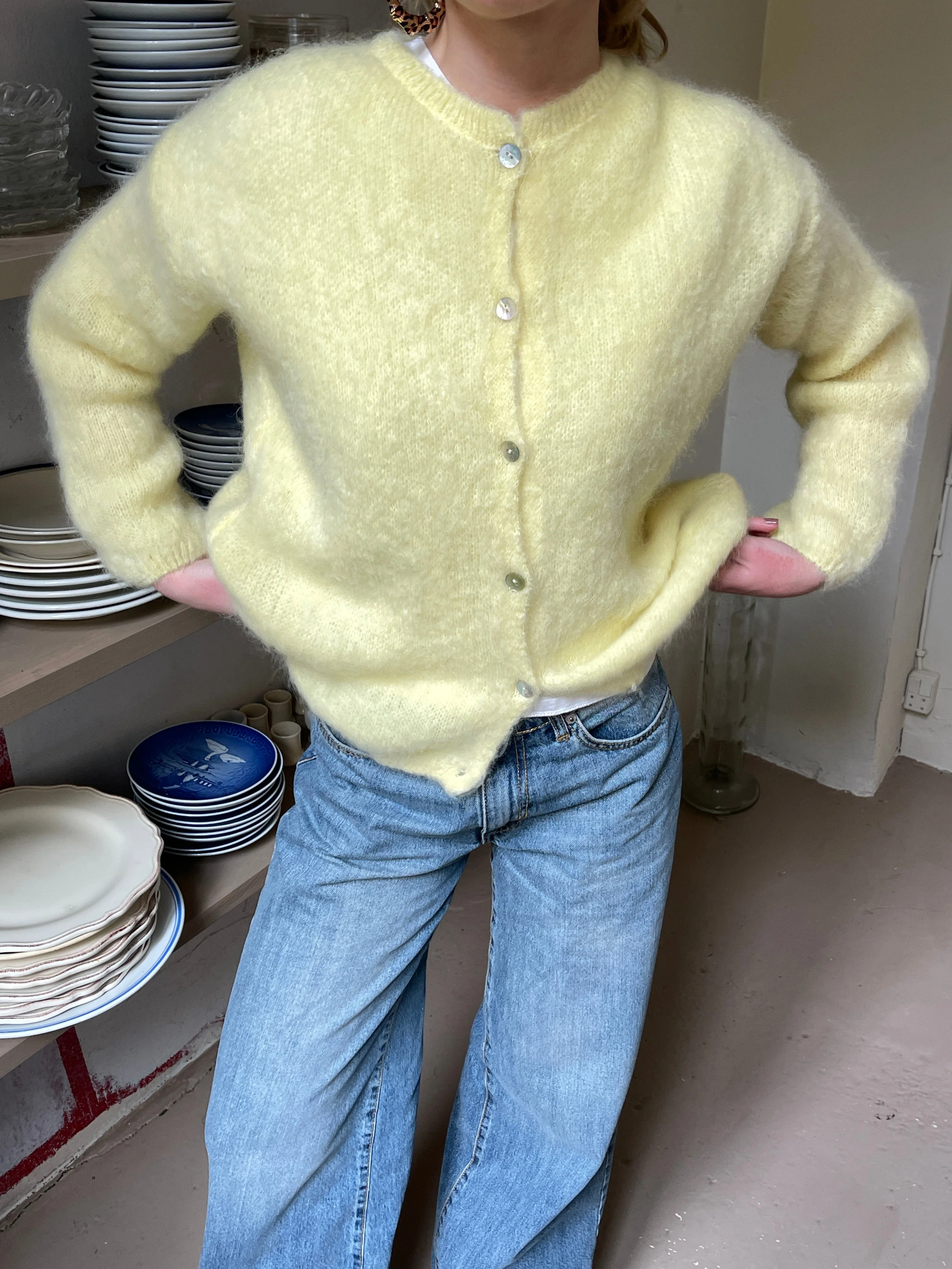 Jamilla mohair cardigan - Yellow 10 Jamilla mohair cardigan - Yellow