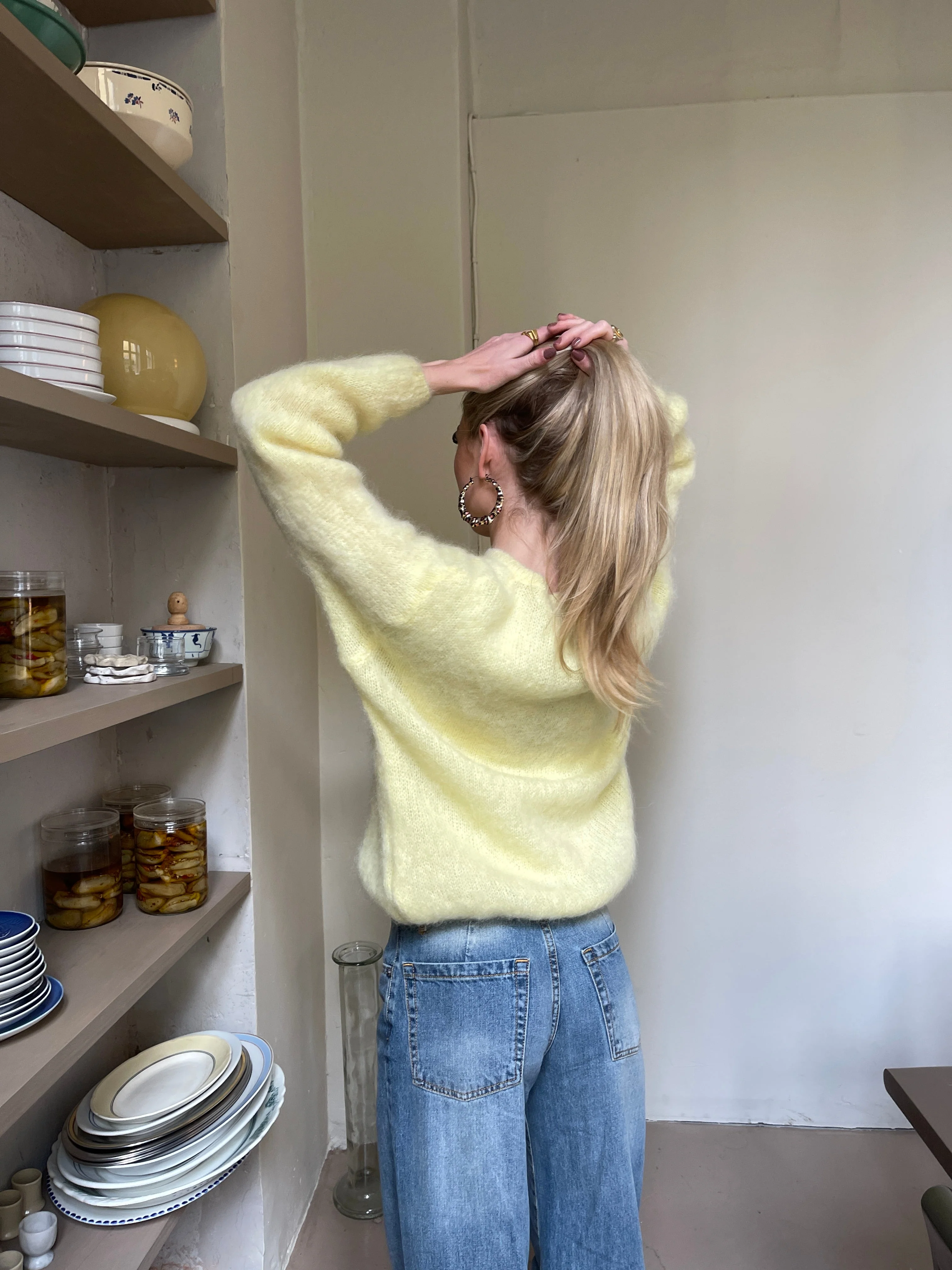 Jamilla mohair cardigan - Yellow 20 Jamilla mohair cardigan - Yellow
