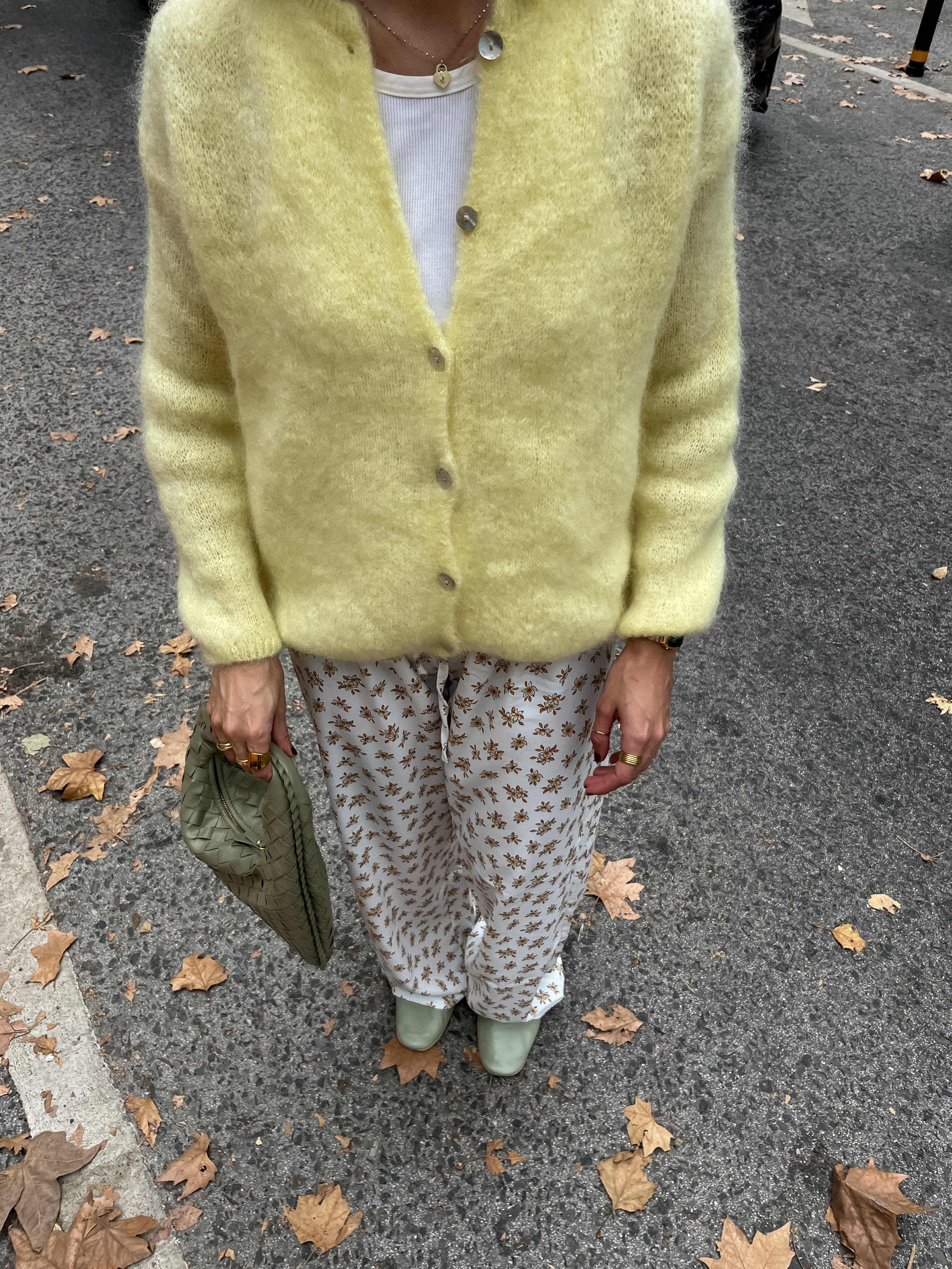 Jamilla mohair cardigan - Yellow 3 Jamilla mohair cardigan - Yellow