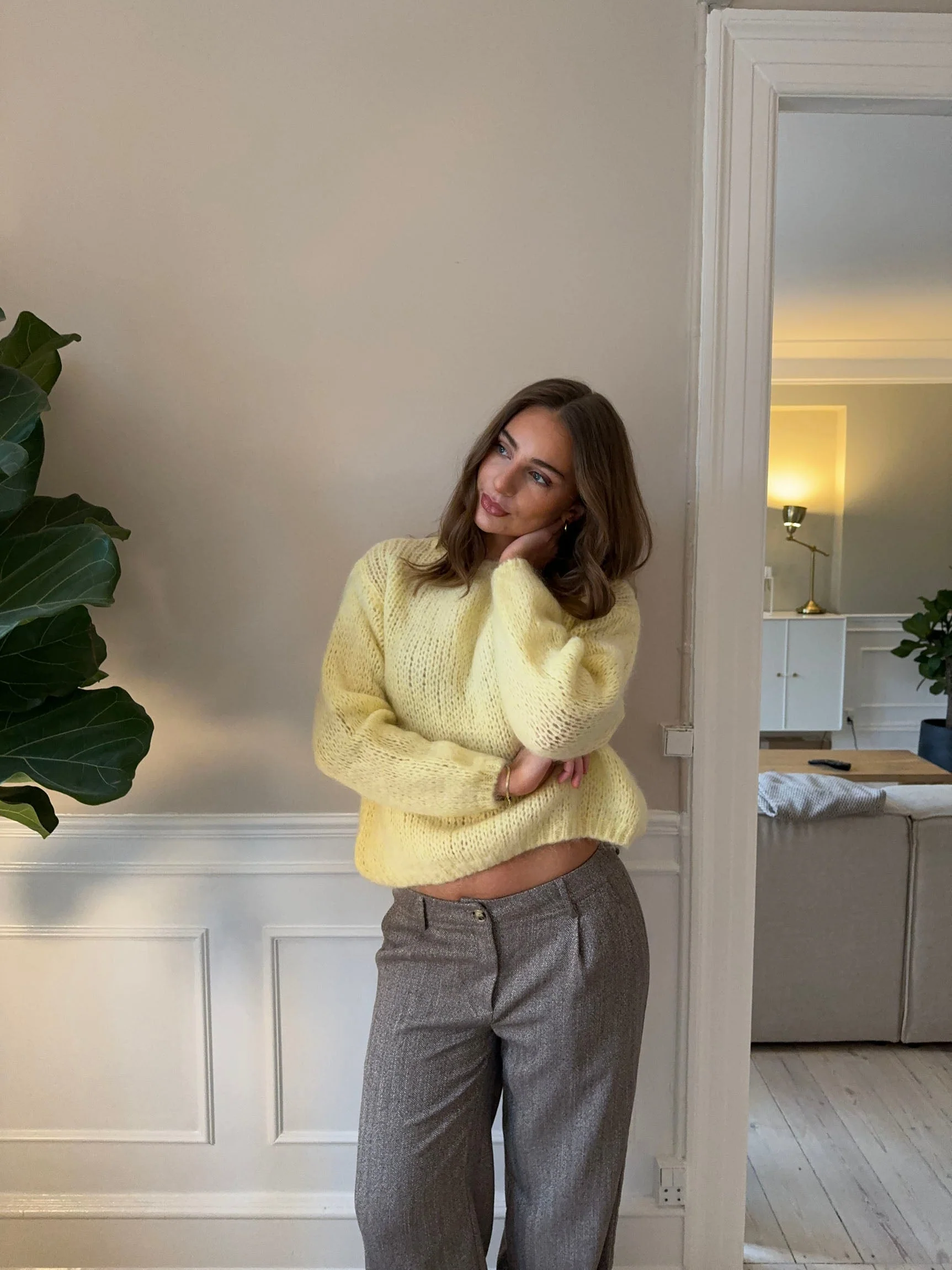 Genevieve oversized knit - Yellow 10 Genevieve oversized knit - Yellow