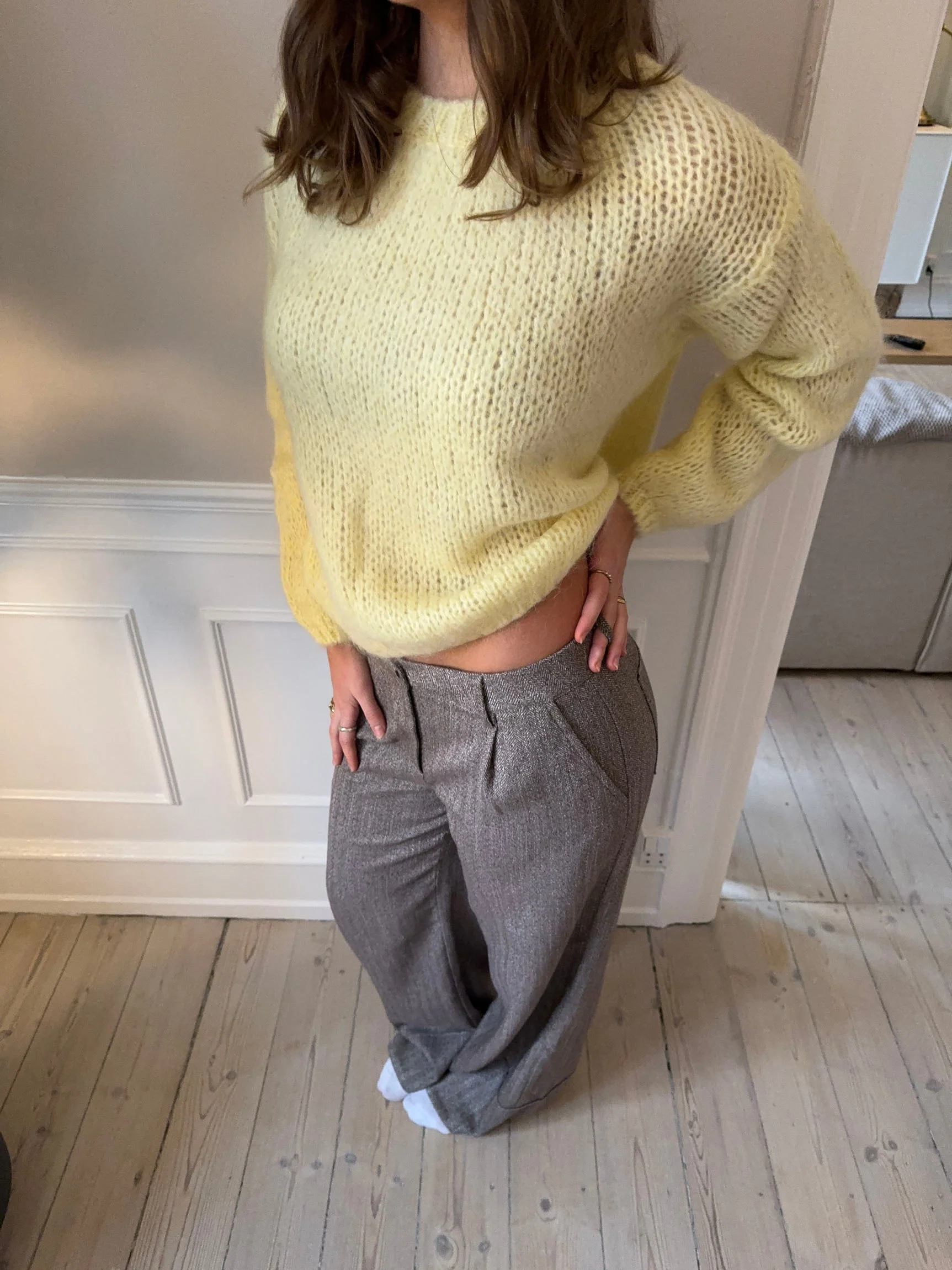 Genevieve oversized knit - Yellow 14 Genevieve oversized knit - Yellow