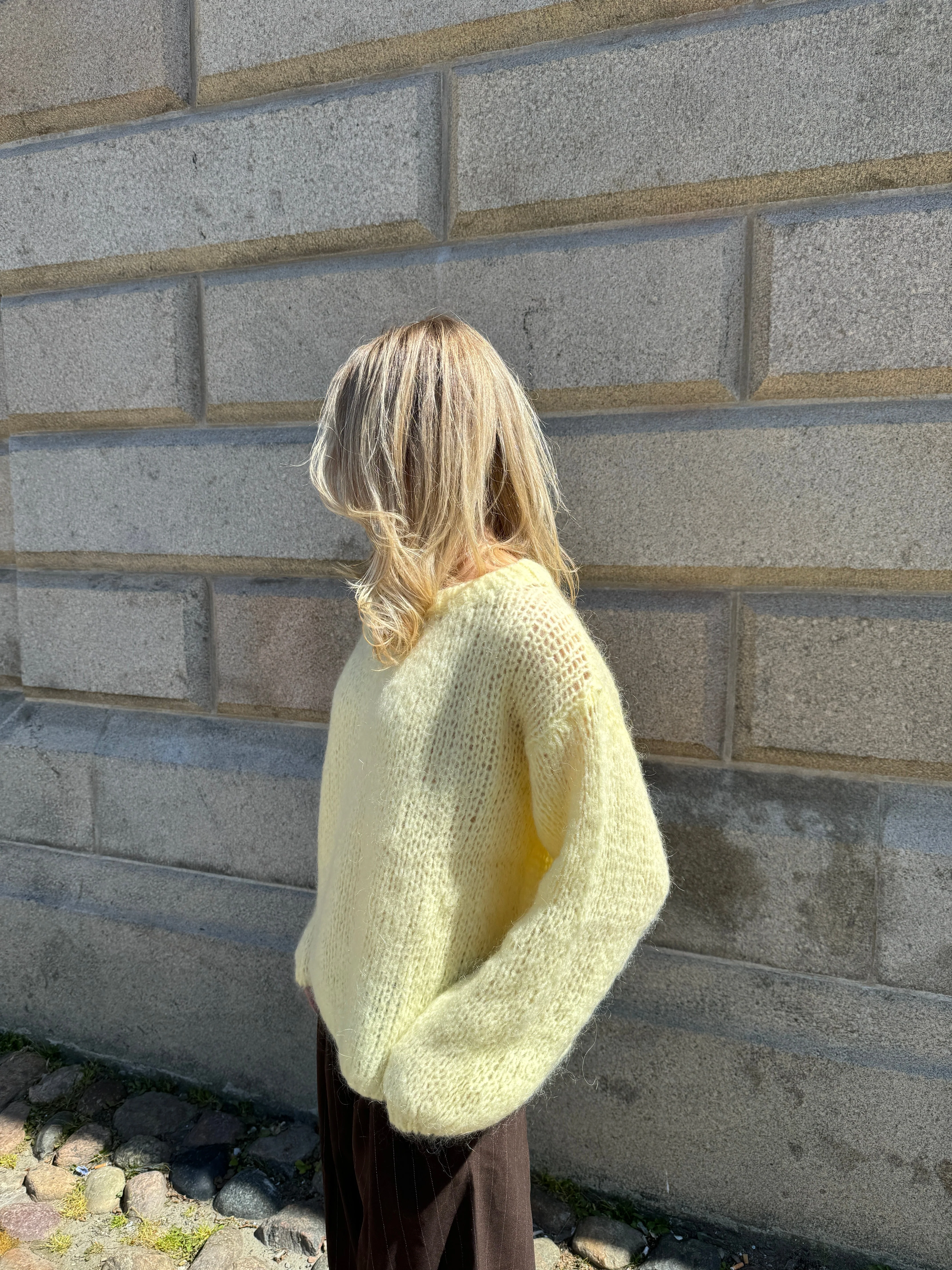 Genevieve oversized knit - Yellow 16 Genevieve oversized knit - Yellow