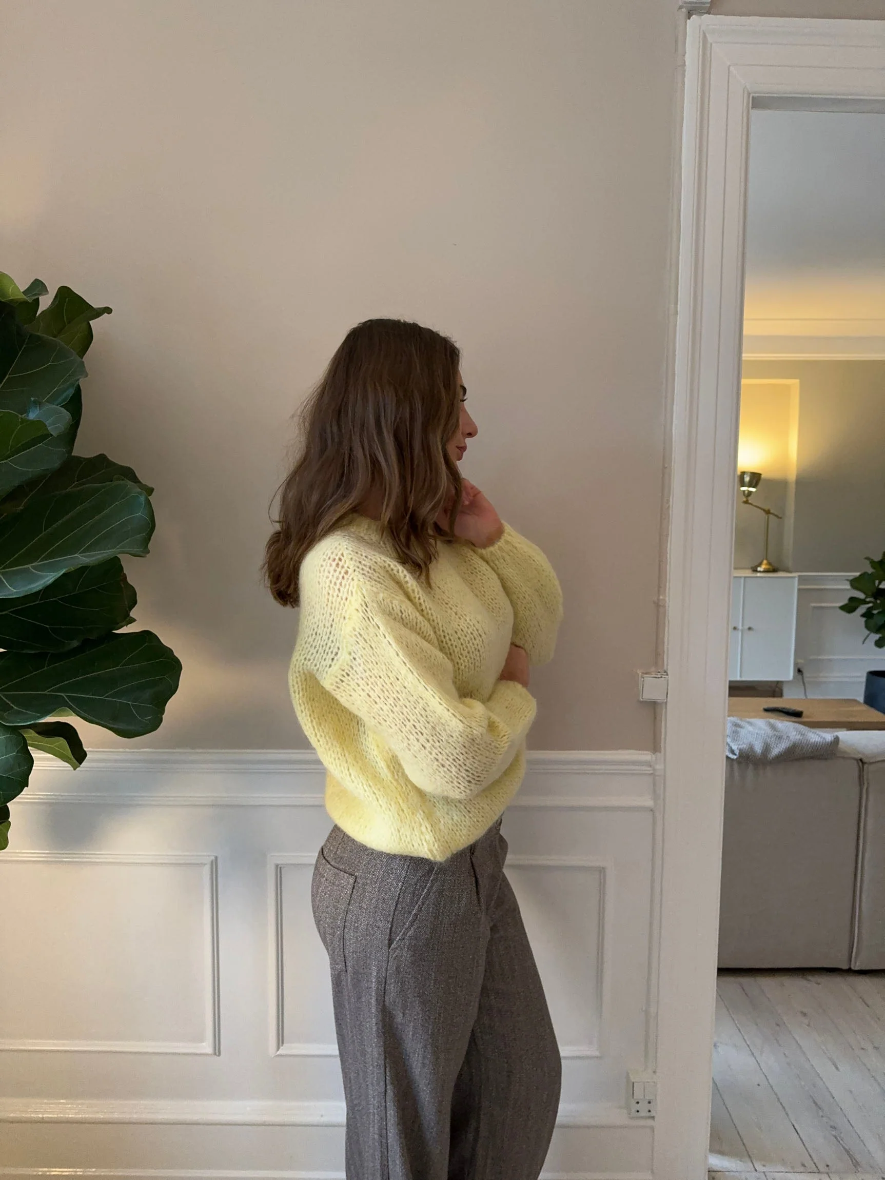 Genevieve oversized knit - Yellow 21 Genevieve oversized knit - Yellow