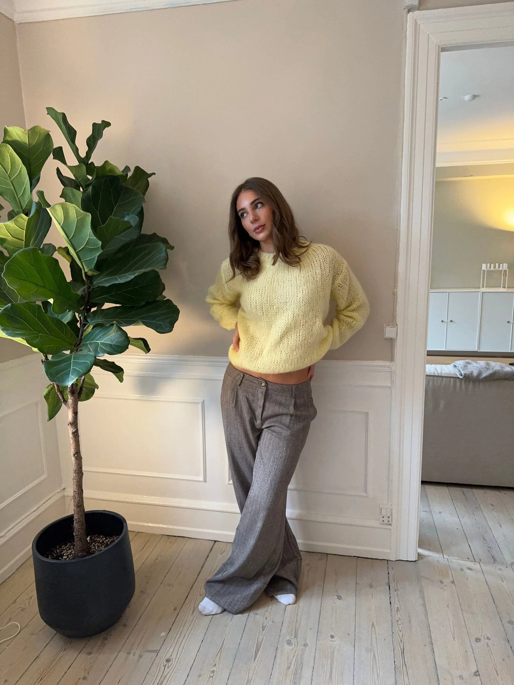 Genevieve oversized knit - Yellow 22 Genevieve oversized knit - Yellow