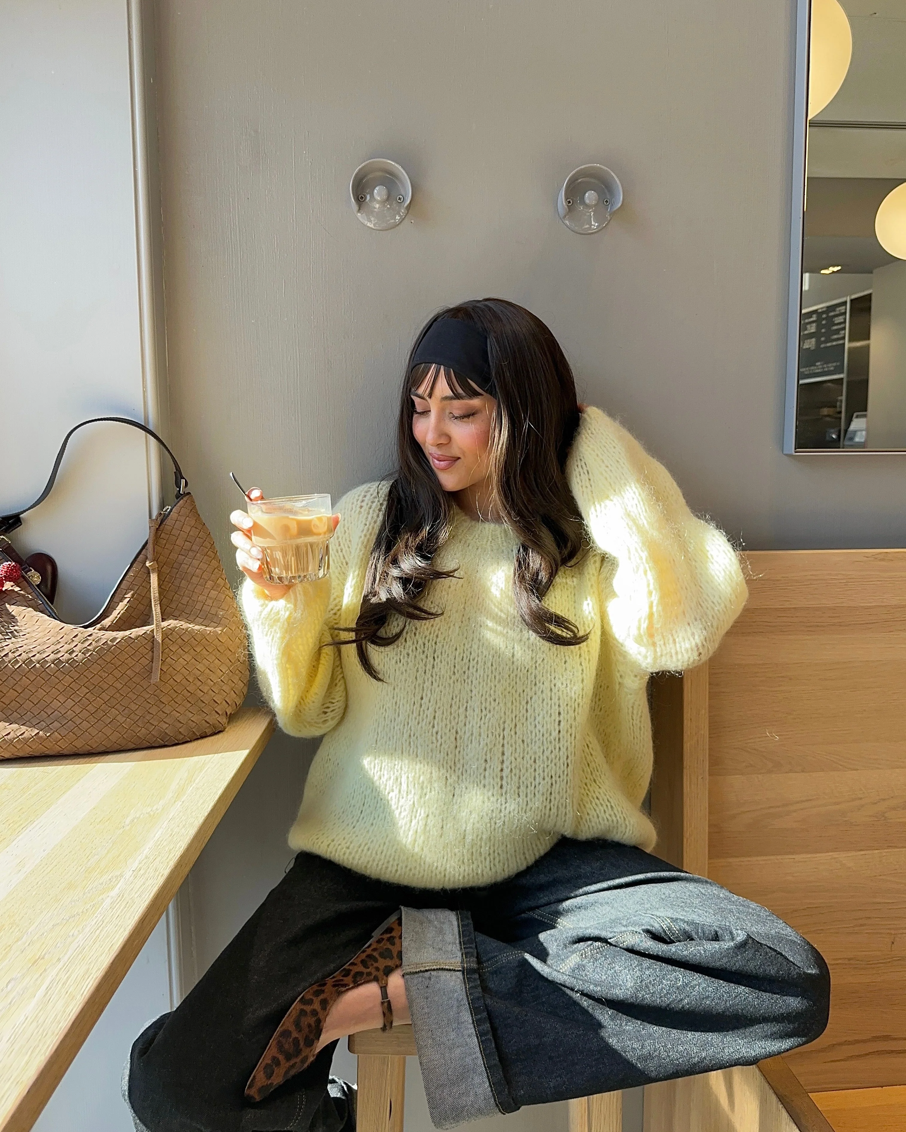 Genevieve oversized knit - Yellow 3 Genevieve oversized knit - Yellow