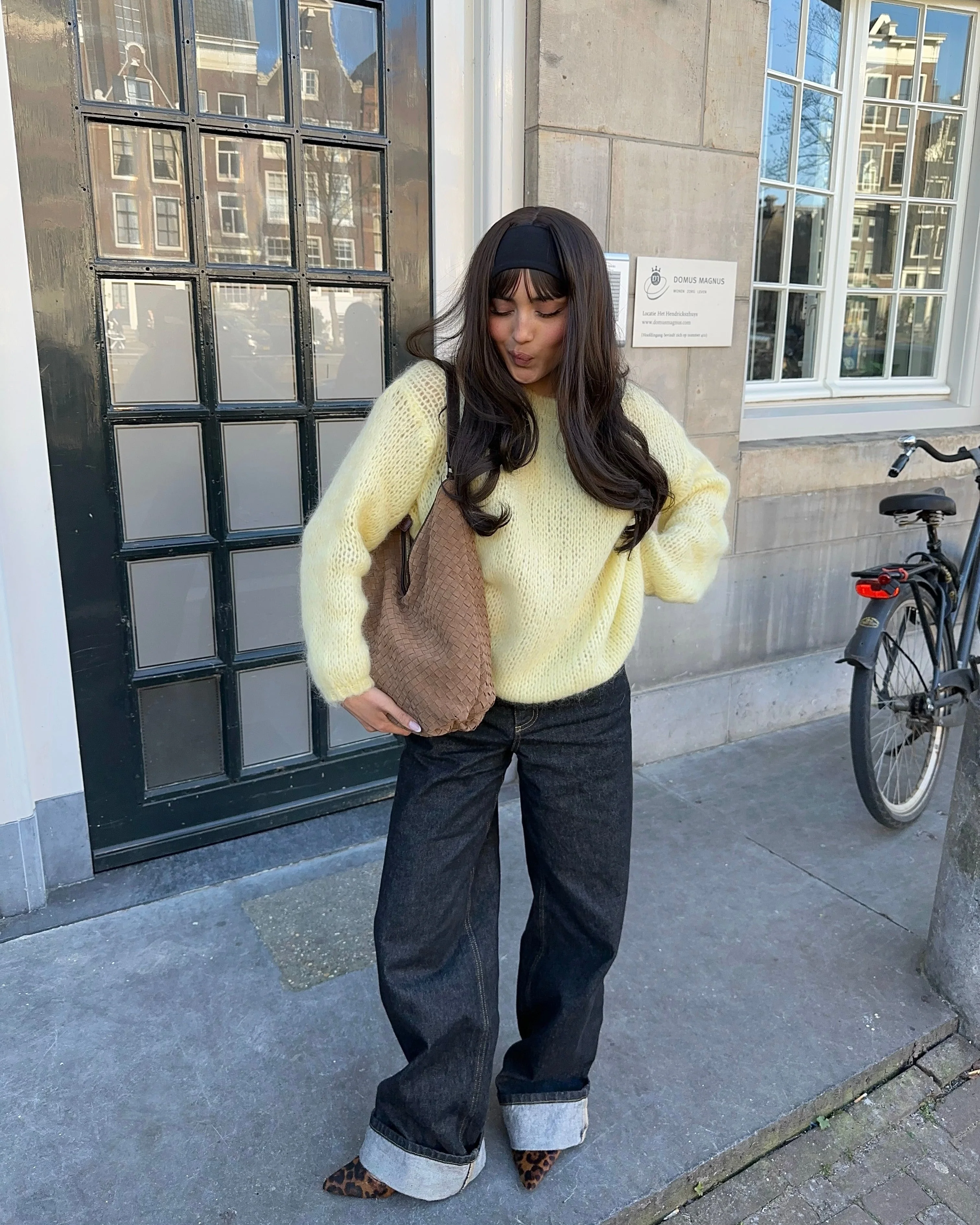 Genevieve oversized knit - Yellow 4 Genevieve oversized knit - Yellow