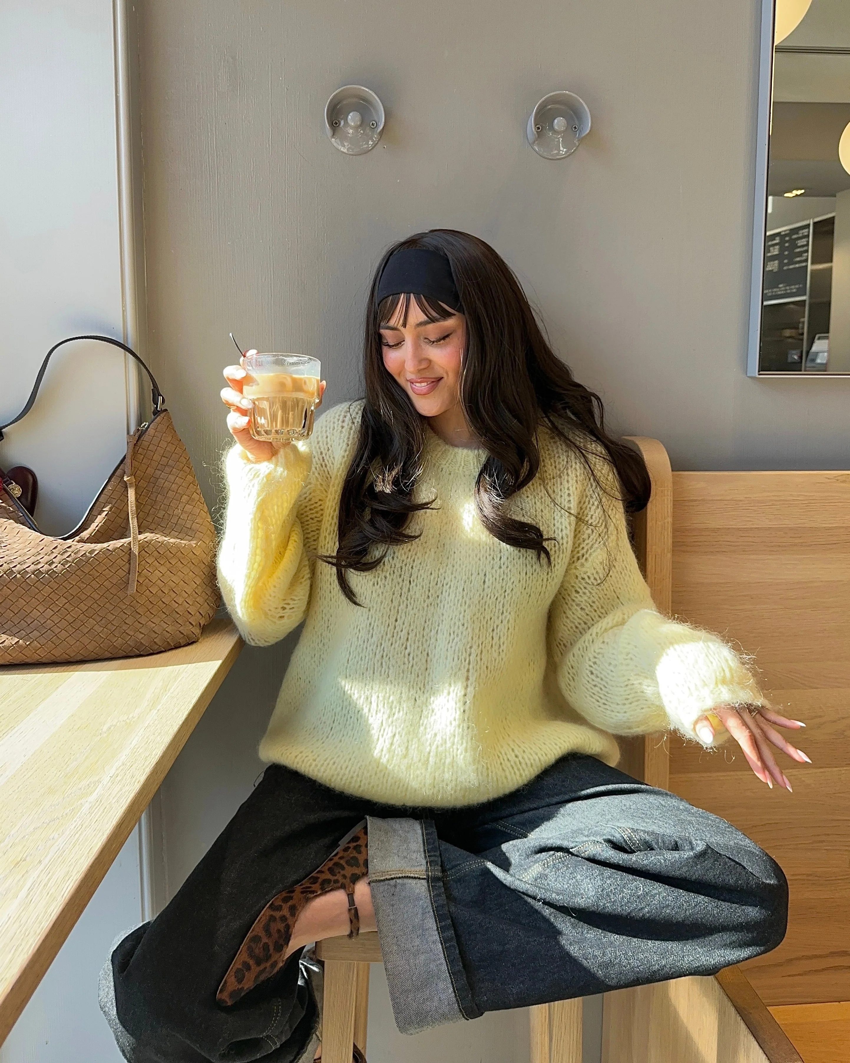 Genevieve oversized knit - Yellow 6 Genevieve oversized knit - Yellow