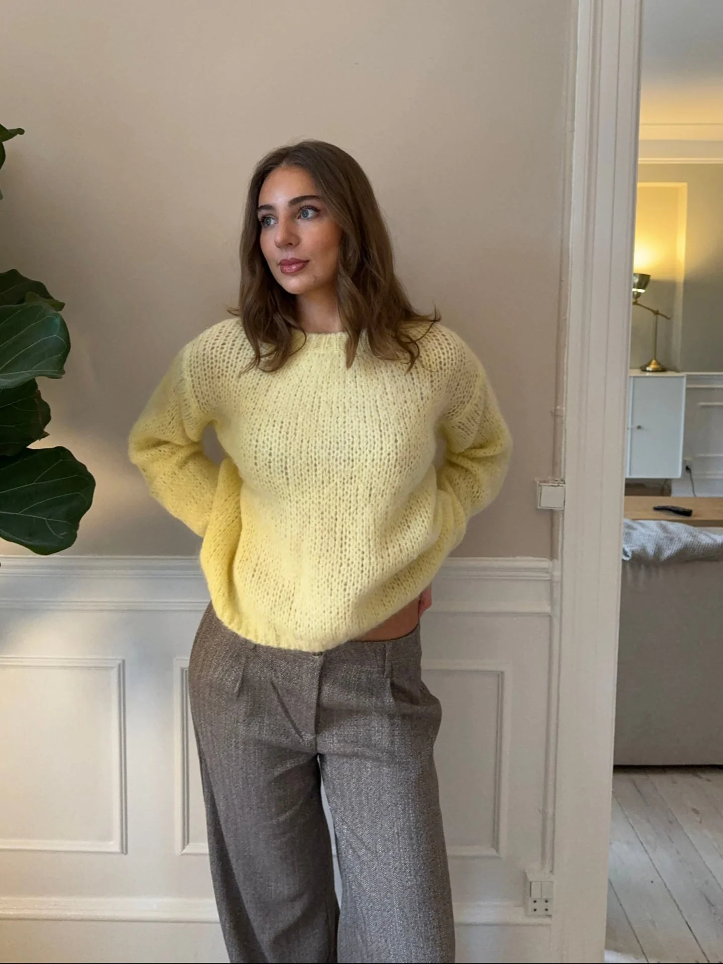 Genevieve oversized knit - Yellow 7 Genevieve oversized knit - Yellow