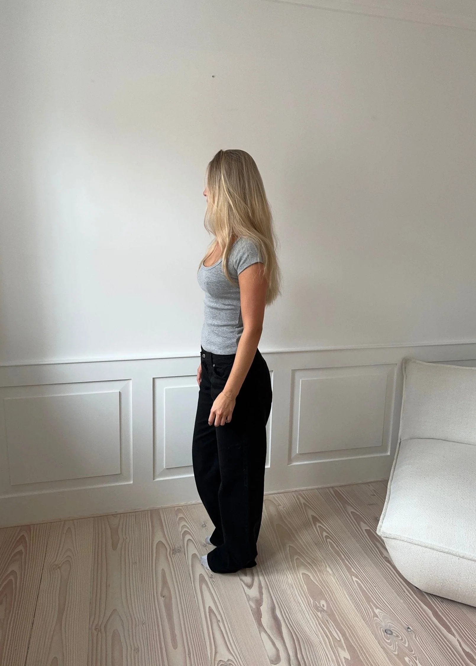 Tuva low waisted jeans - Black 2 Tuva low waisted jeans - Black