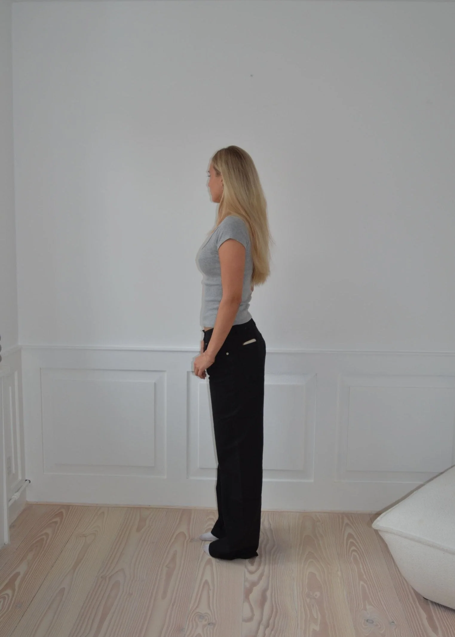 Tuva low waisted jeans - Black 8 Tuva low waisted jeans - Black