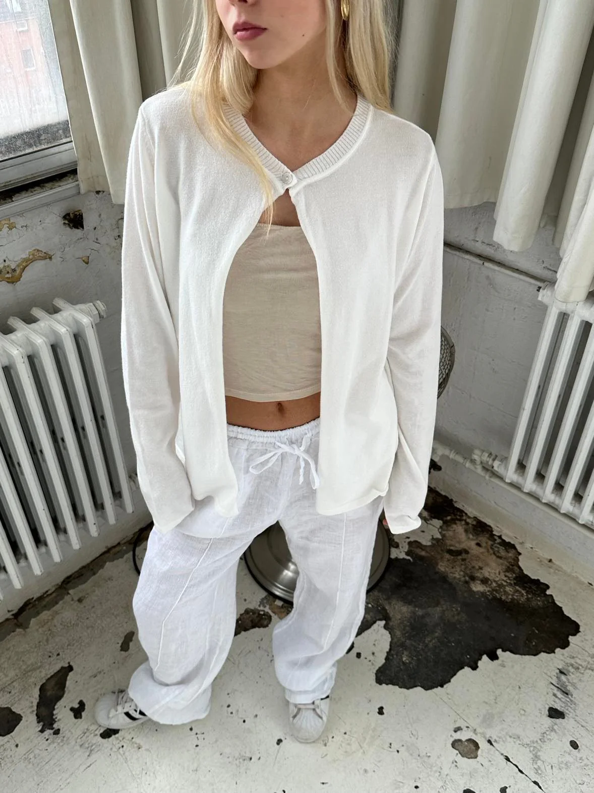 Xenia cardigan - Off-white 2 Xenia cardigan - Off-white