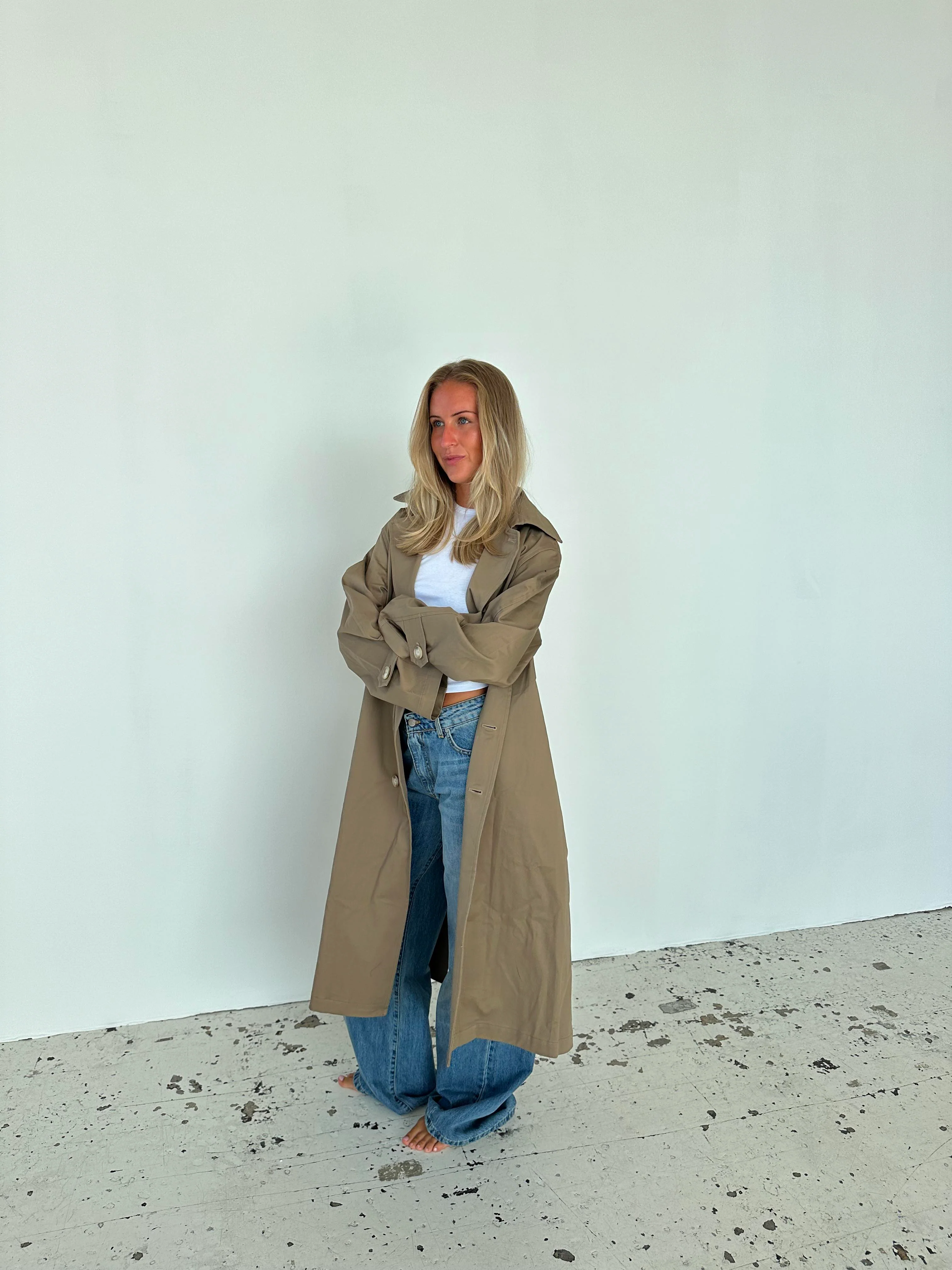 Josefine oversized trenchcoat - Dark beige 15 Josefine oversized trenchcoat - Dark beige