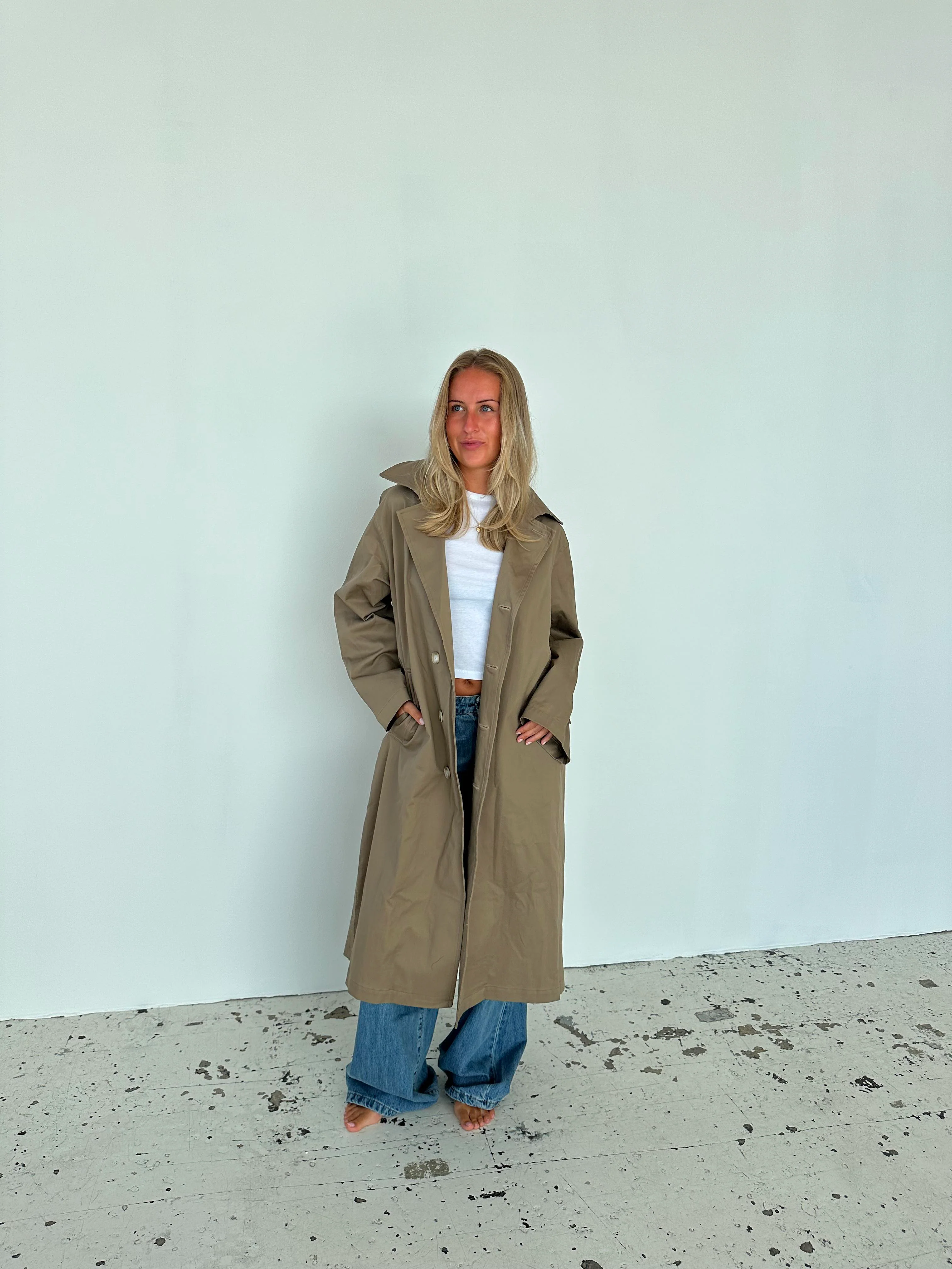 Josefine oversized trenchcoat - Dark beige 17 Josefine oversized trenchcoat - Dark beige