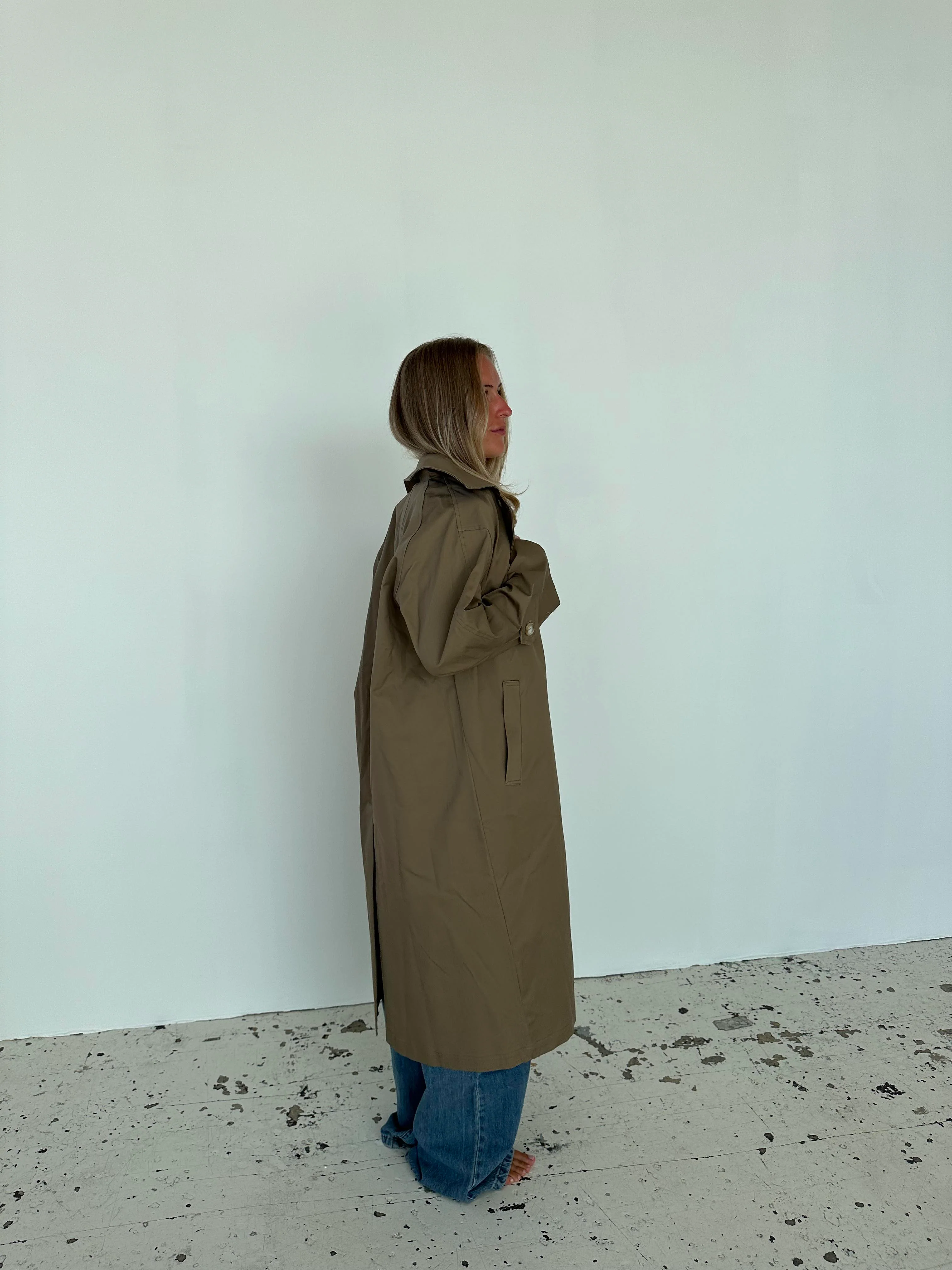 Josefine oversized trenchcoat - Dark beige 7 Josefine oversized trenchcoat - Dark beige