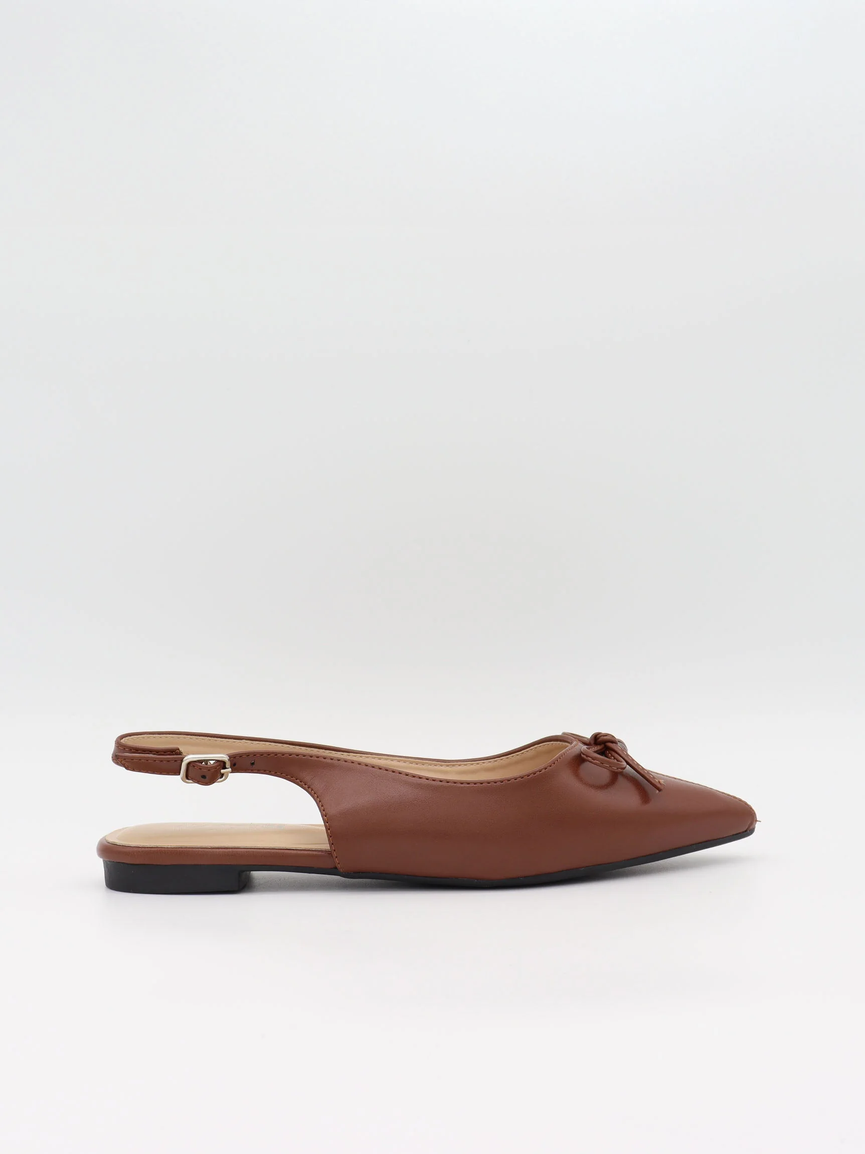 Folina ballerinas with bow – Brown