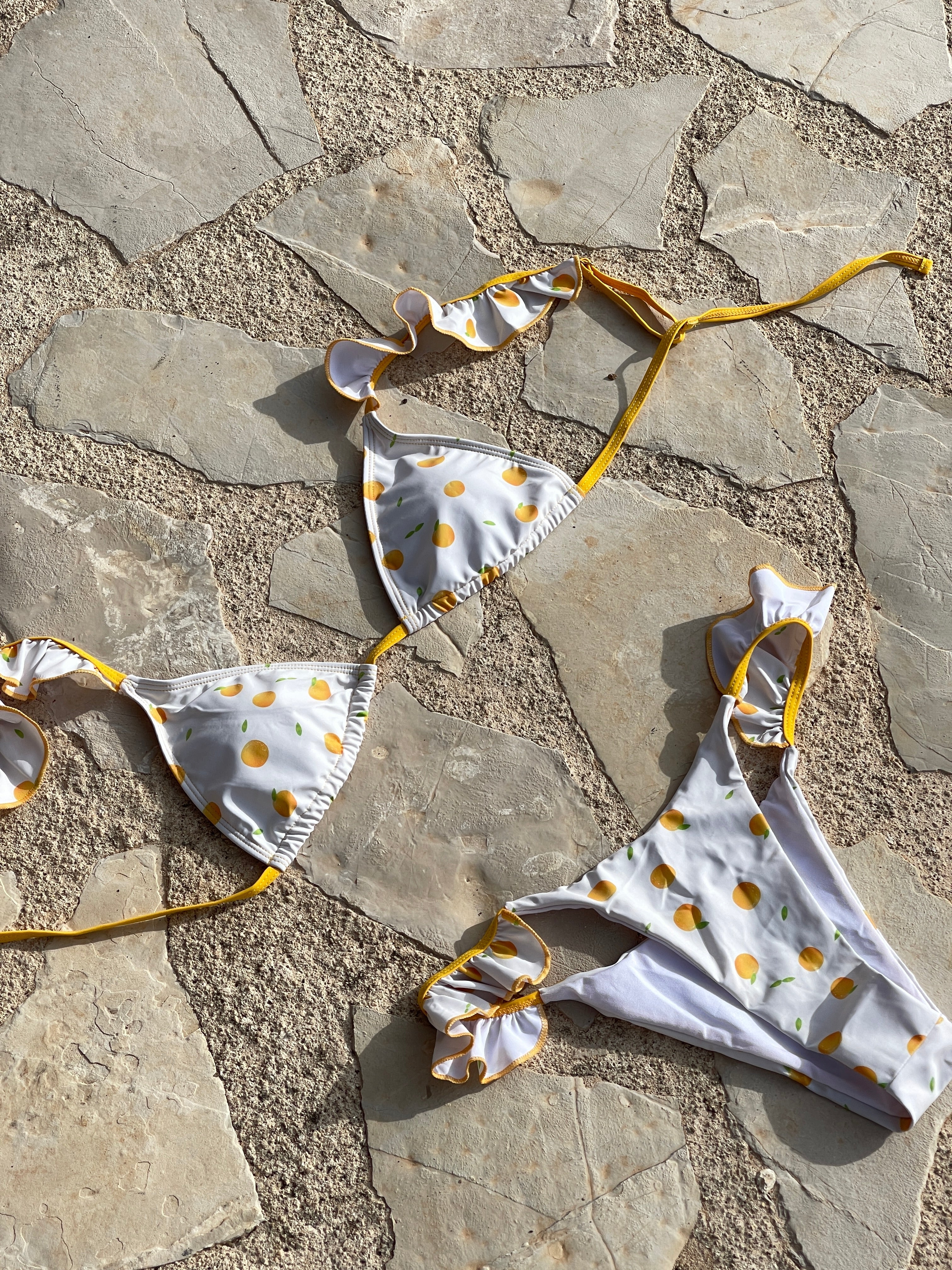 Tonia bikini with oranges - White/orange 6 Tonia bikini with oranges - White/orange