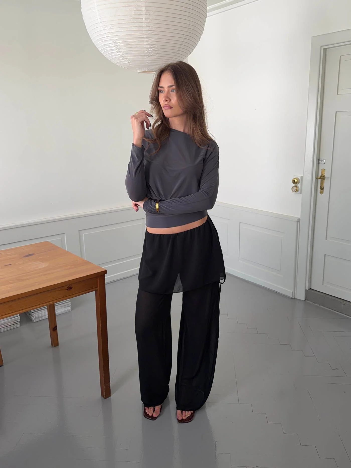 Nadina pants with skirt - Black 10 Nadina pants with skirt - Black